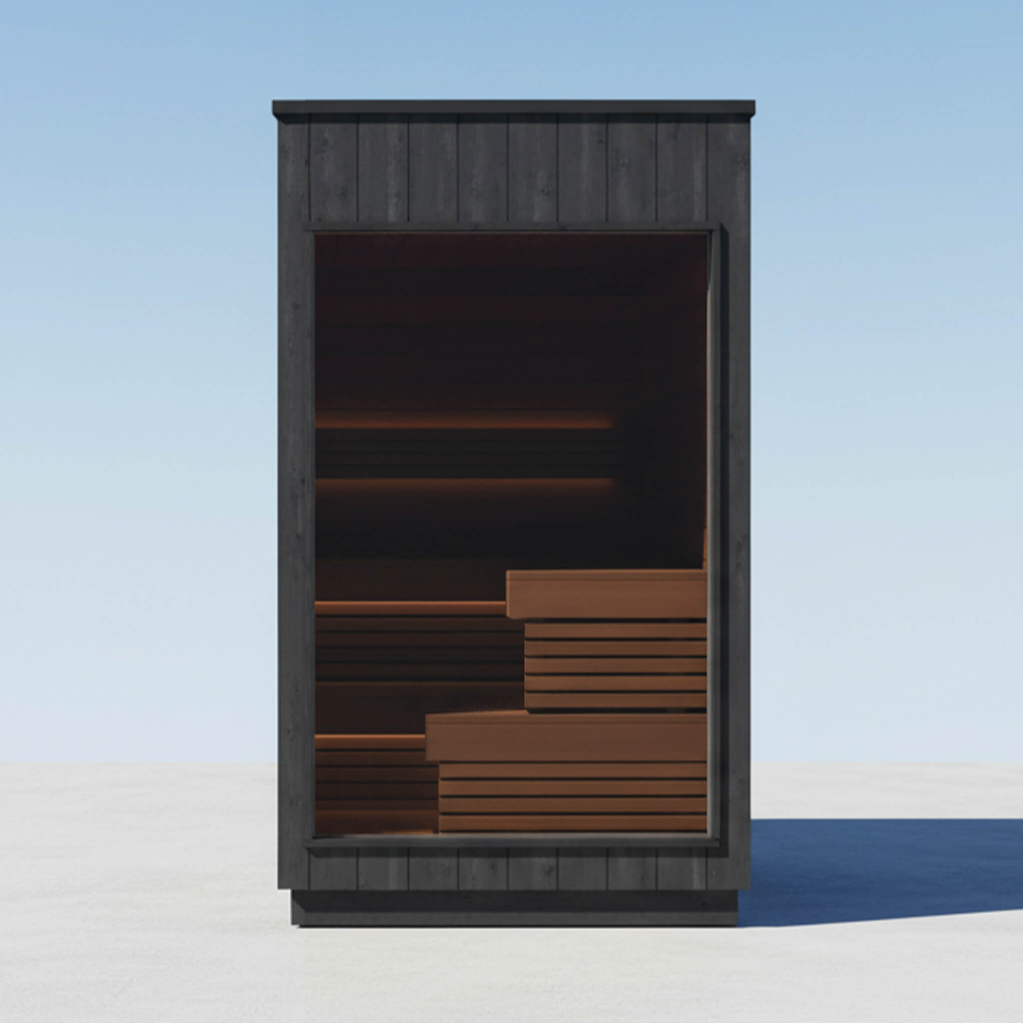 ThermaSol Nordic Misty Outdoor Sauna Cabin - Modular System (Fully Assembled)