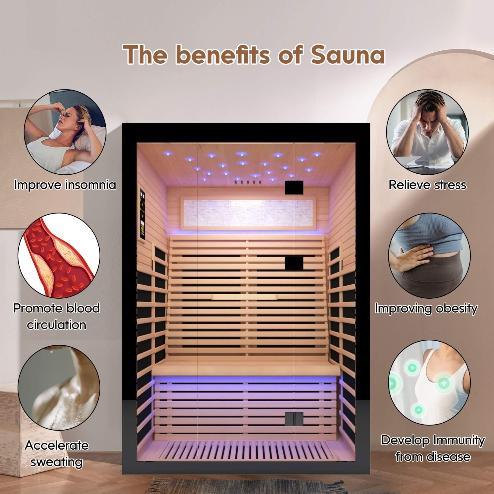 Thermora Vapor 2-Person Home Infrared Sauna