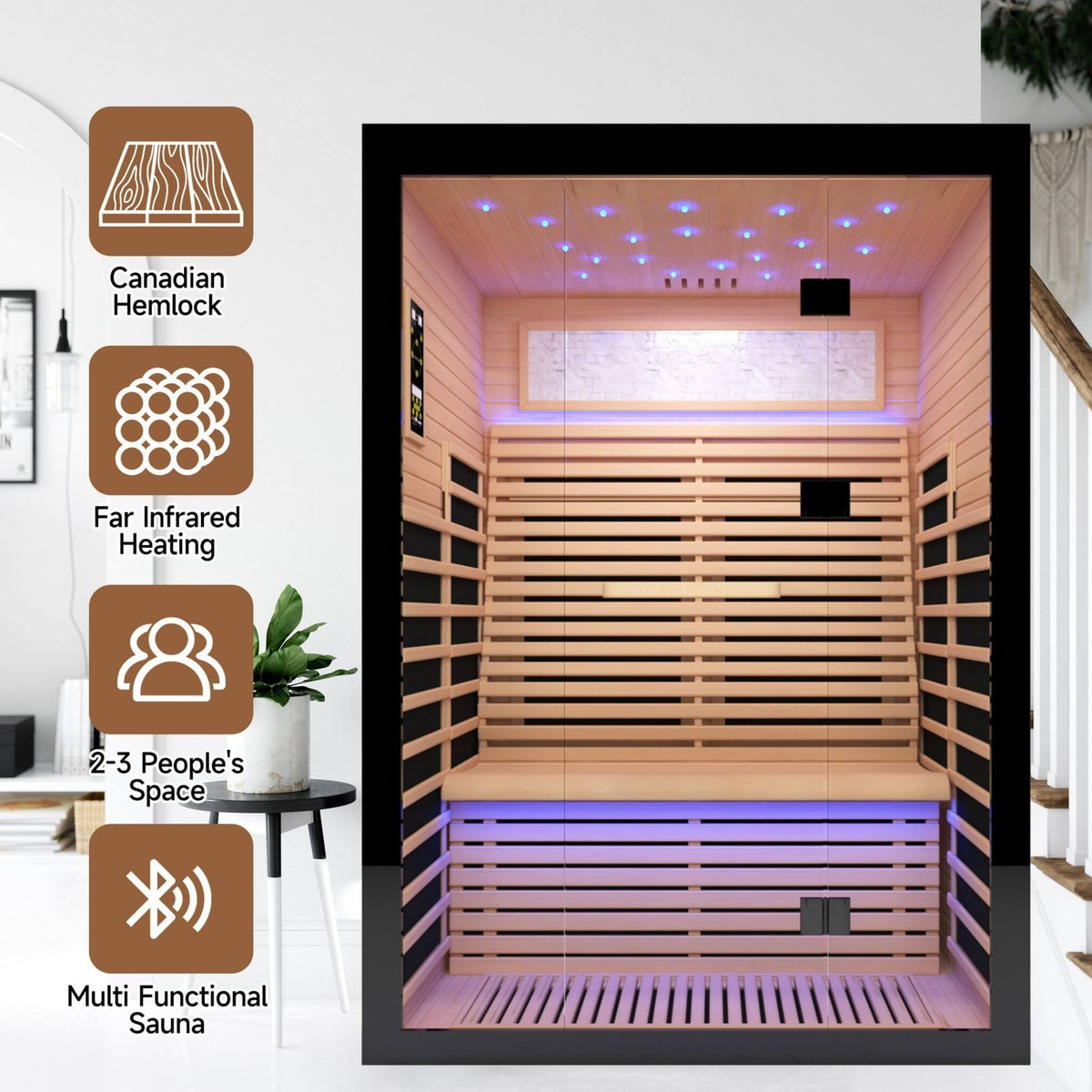 Thermora Vapor 2-Person Home Infrared Sauna