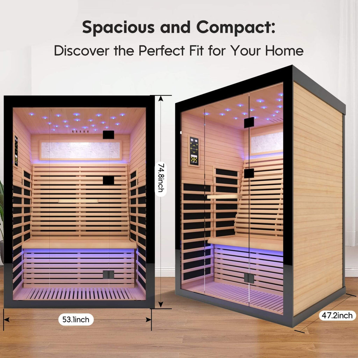 Thermora Vapor 2-Person Home Infrared Sauna