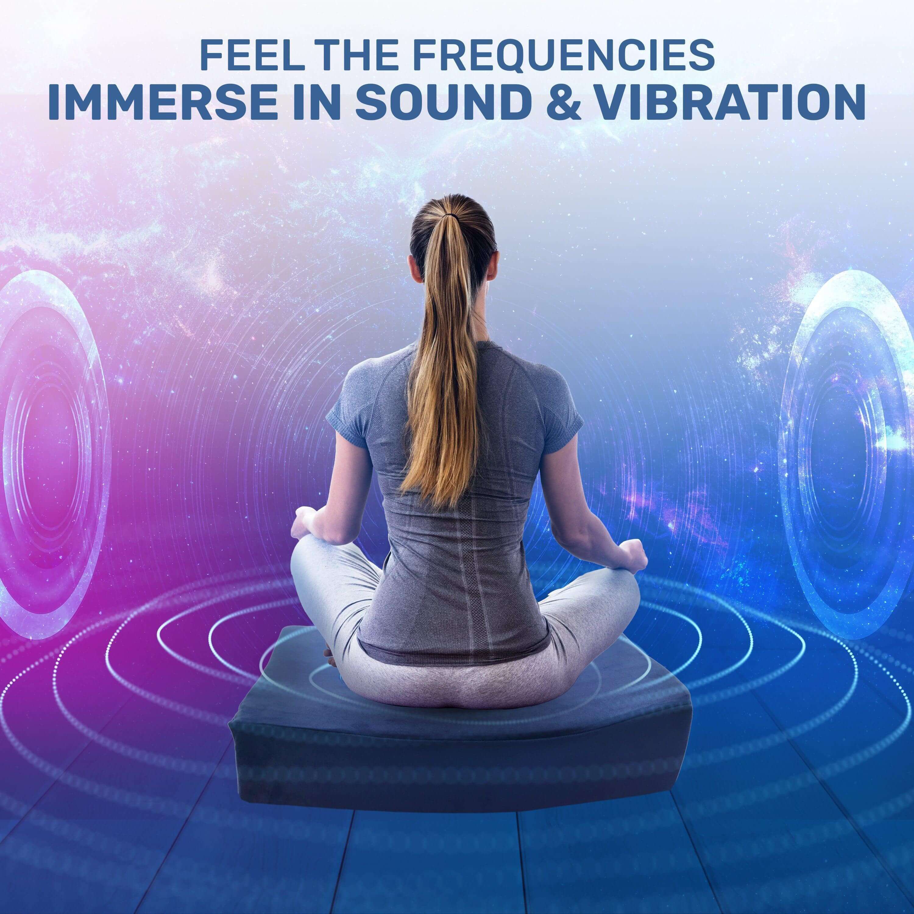 Vibroacoustic Meditation Cushion — Seated Recovery & Relaxation System