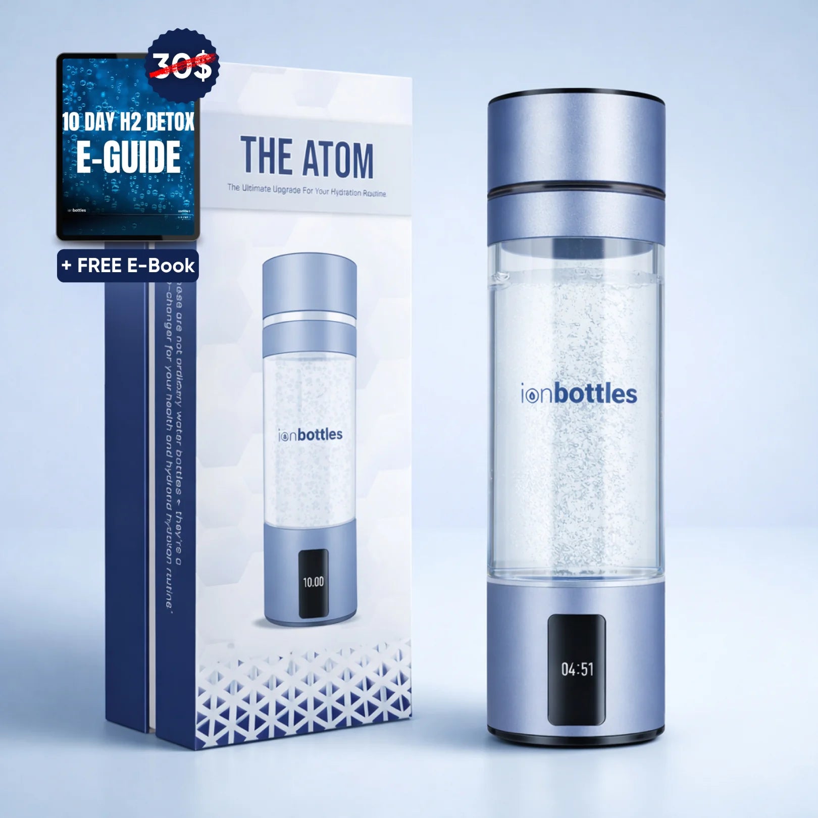 ATOM Hydrogen Water Bottle