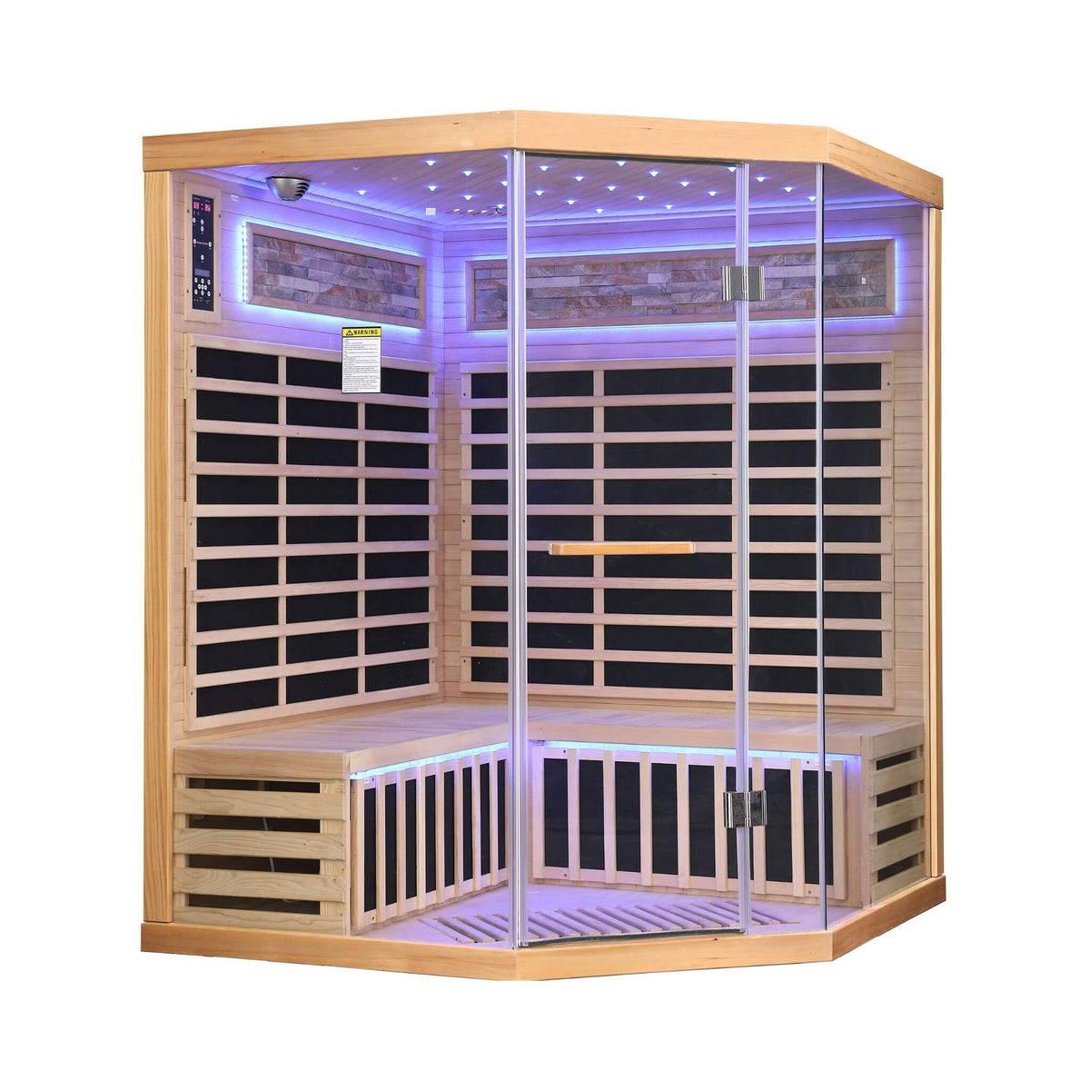 Thermora Aura – Pentagonal Indoor Infrared Sauna with 9 Carbon Heaters