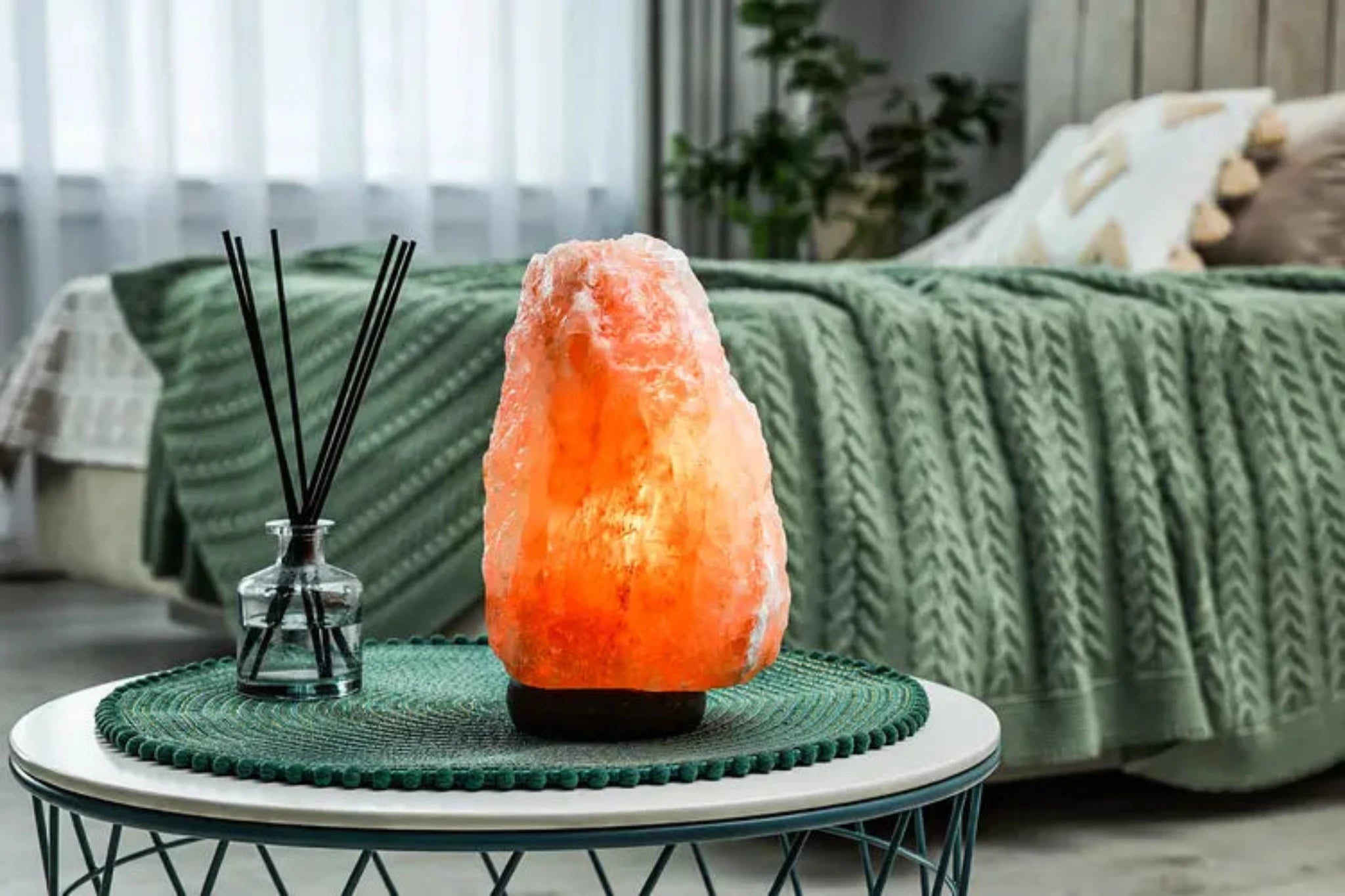 Black Tai Himalayan Salt Lamp — 337 lb Hand-Carved Statement Piece