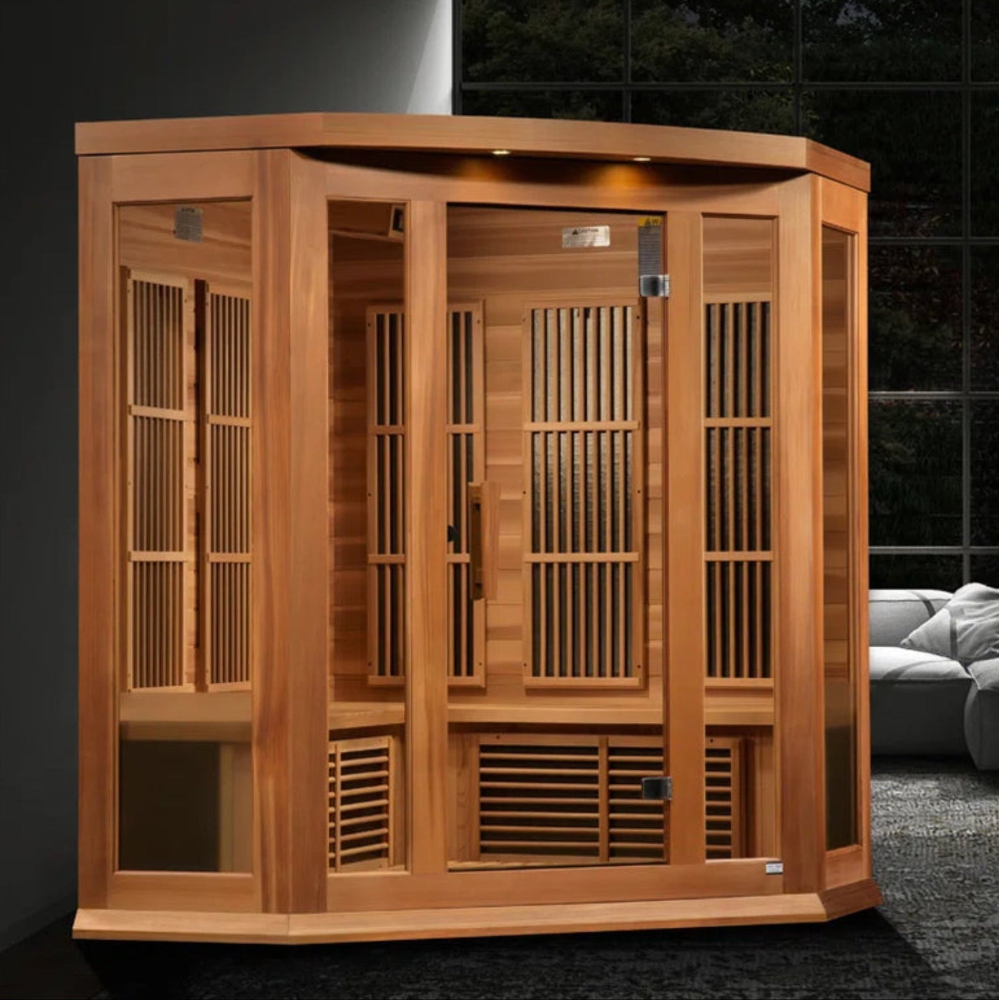 3 - Person FAR Infrared Sauna in Cedar