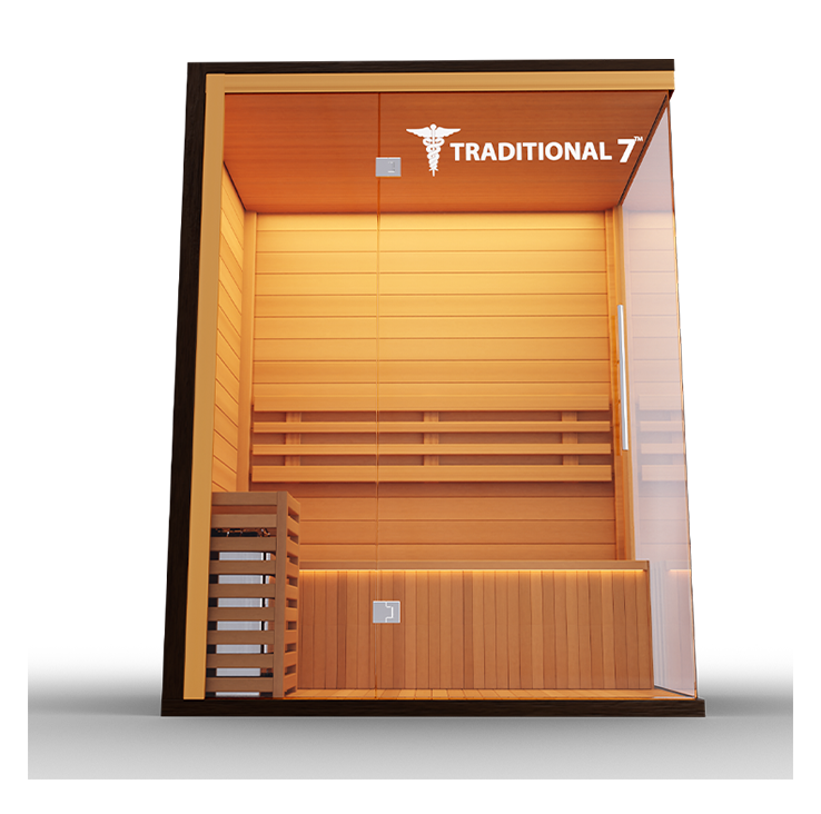 3 Person Home Steam Sauna | Traditional 7™ by Medical Saunas