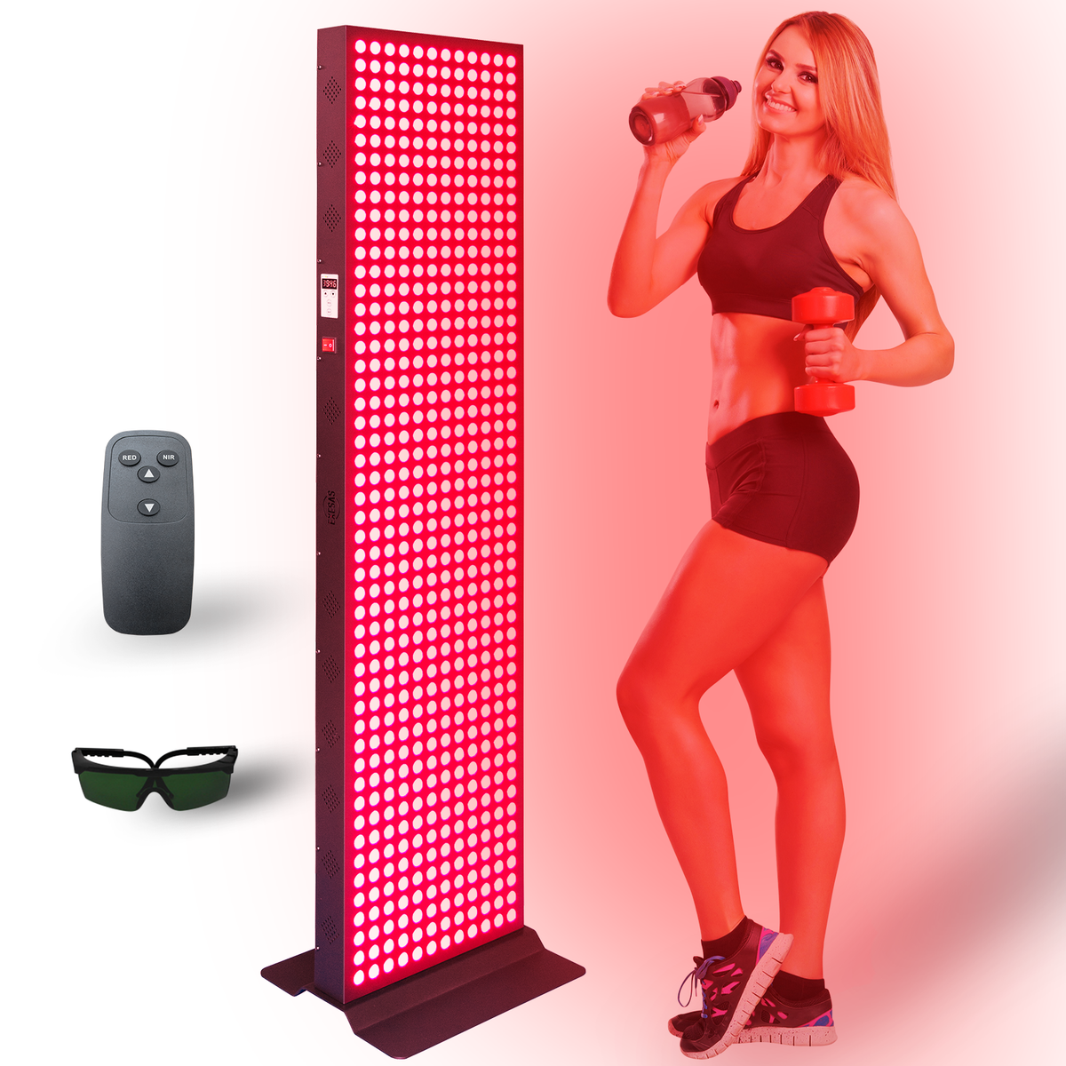 EXESAS 600-LED Full-Body Red and Near-Infrared Light Panel