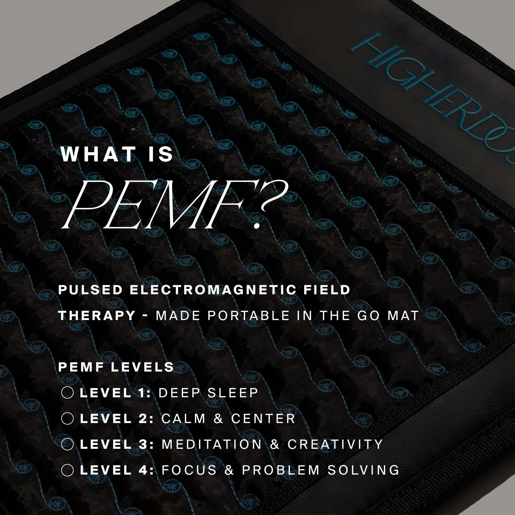 HigherDOSE Infrared PEMF Go Mat — Compact Daily Recovery Mat