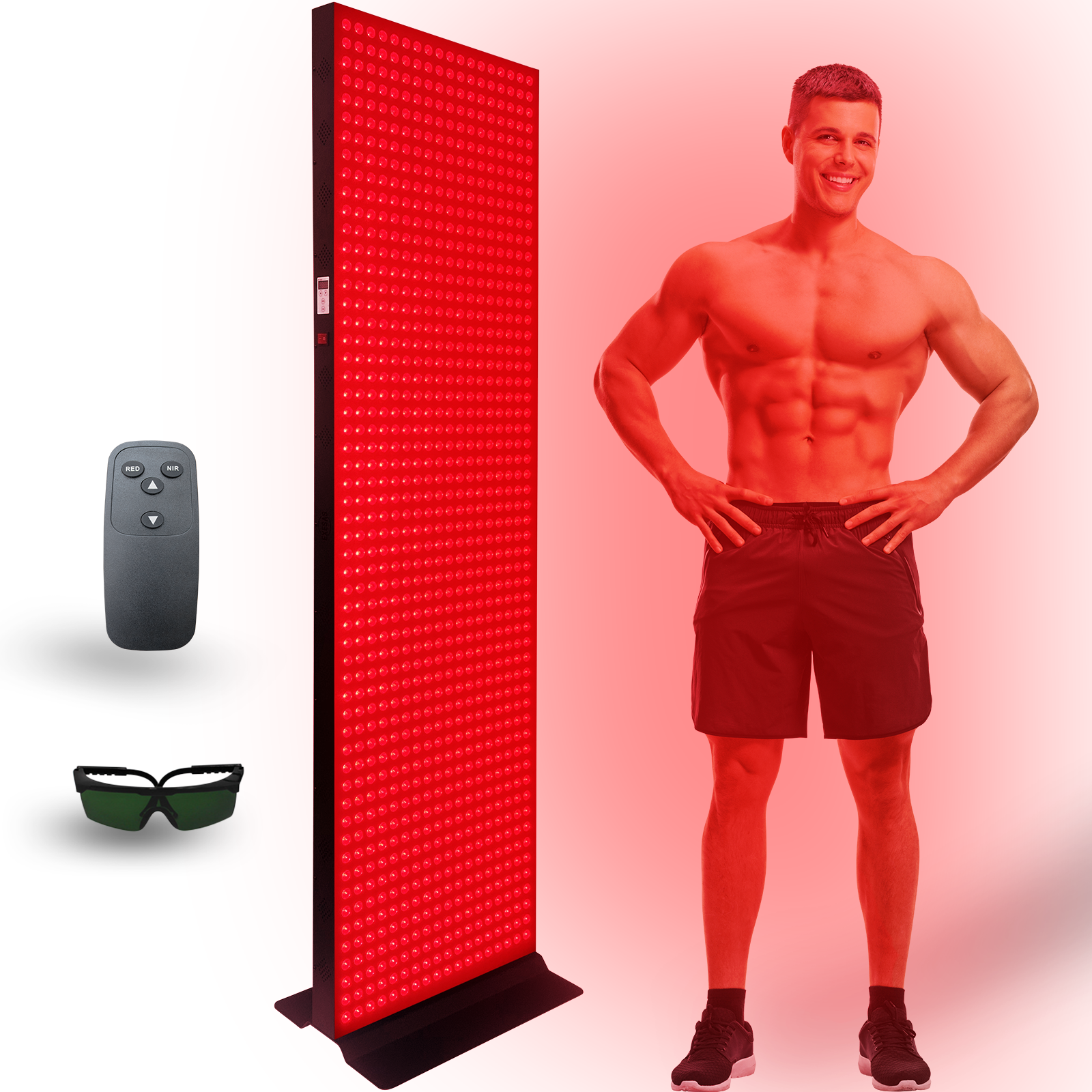 EXESAS 1008-LED Full-Body Red and Near-Infrared Light Panel
