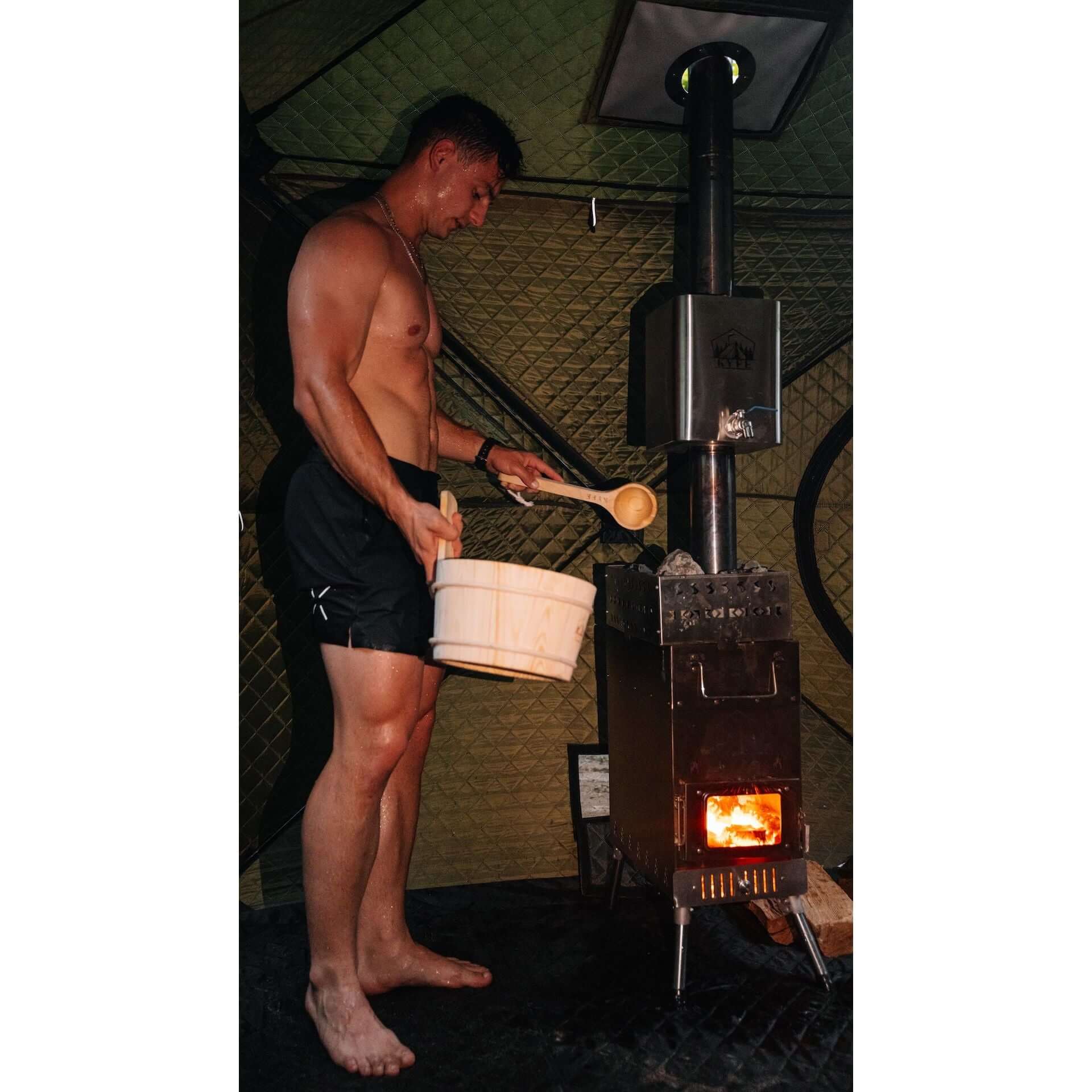 KYFE Portable Wood-Burning Sauna Tent