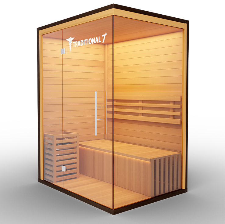 3 Person Home Steam Sauna | Traditional 7™ by Medical Saunas