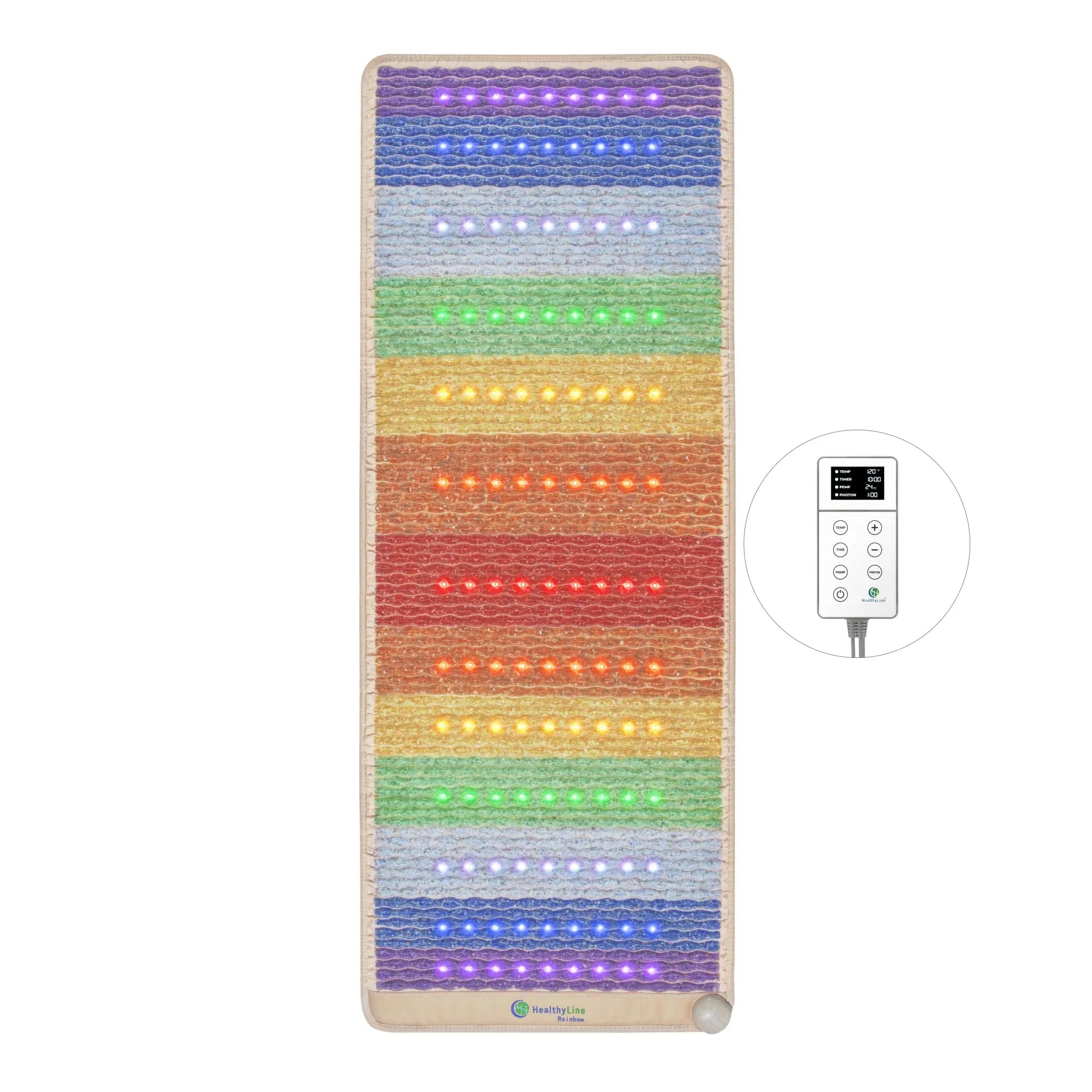 Rainbow Chakra Series | PEMF Far Infrared Heating Mats