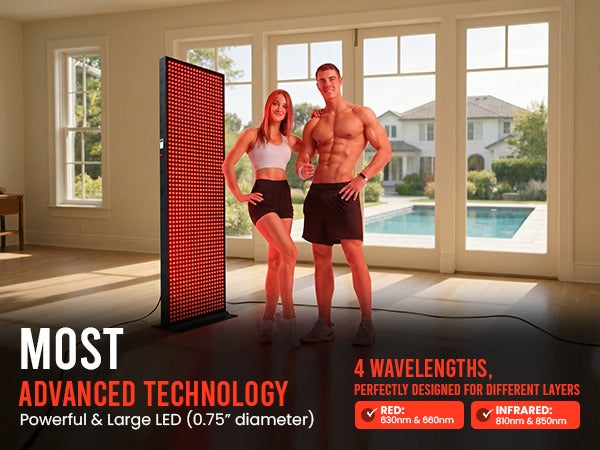 EXESAS 1216-LED Full-Body Red and Near-Infrared Light Panel