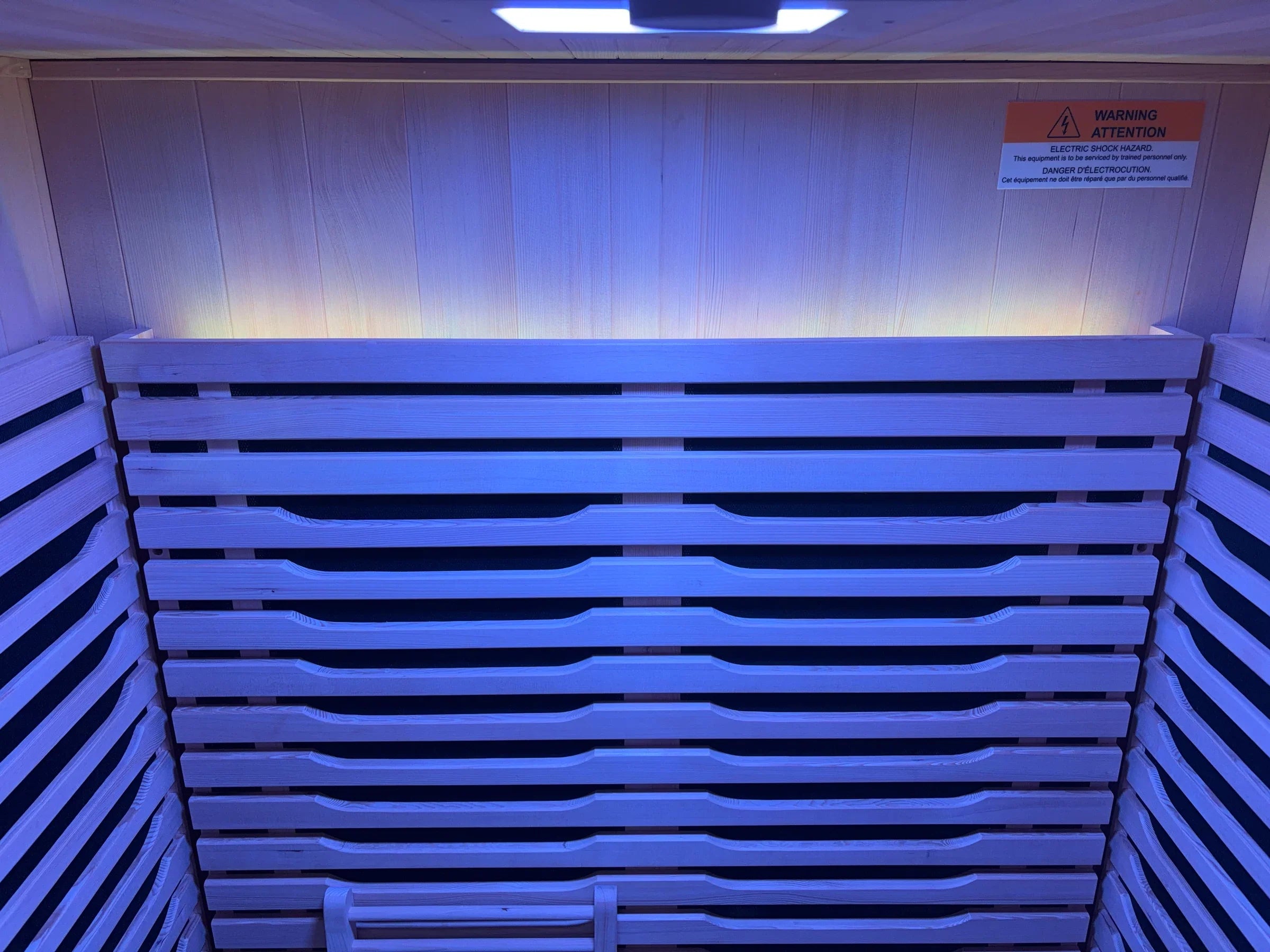 Infrared Sauna - Milano Series 2-Person (Full Spectrum + Red Light Heater)