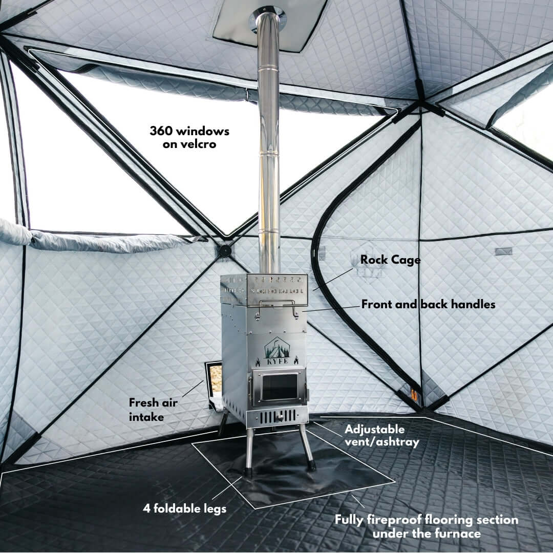 KYFE Portable Wood-Burning Sauna Tent