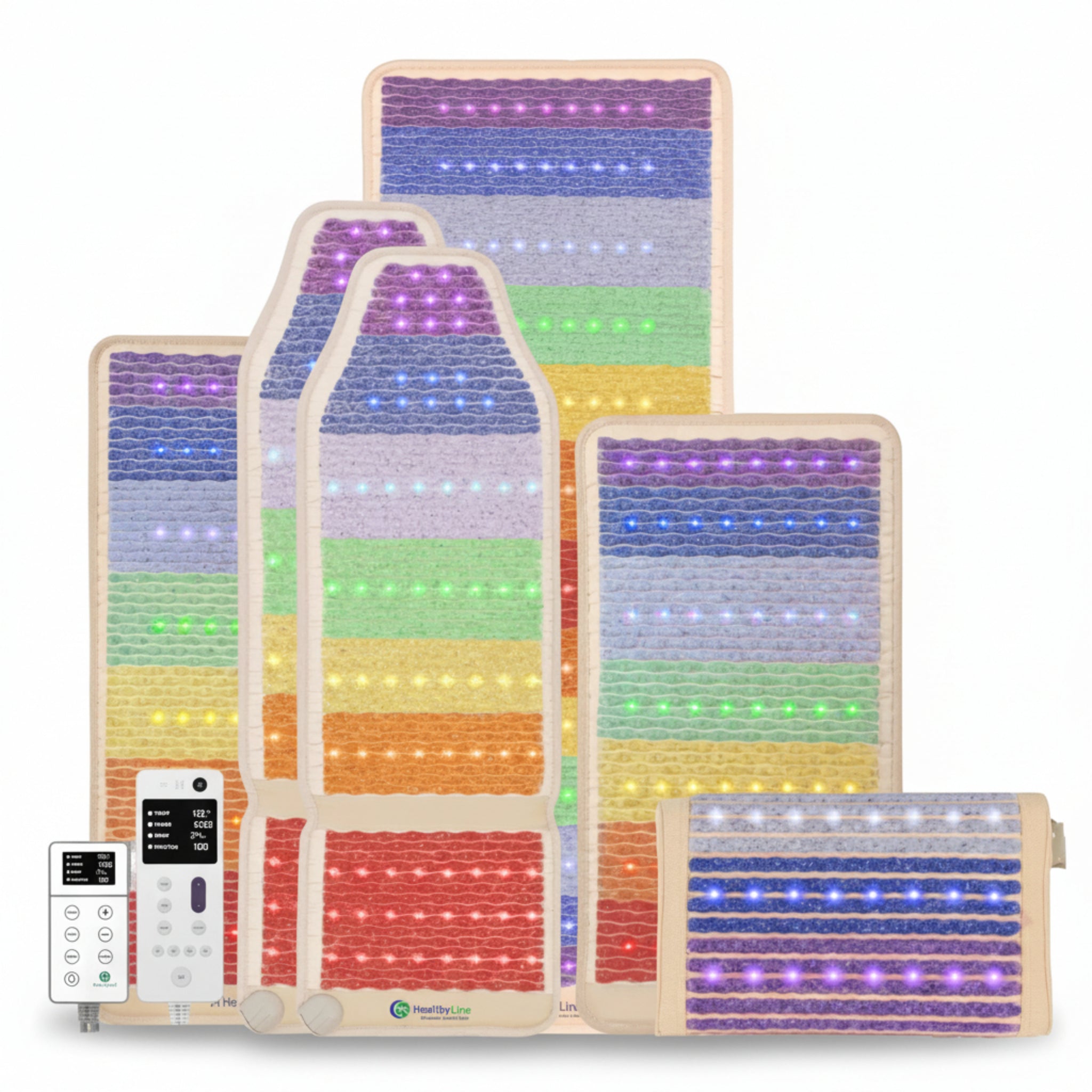Rainbow Chakra PEMF Infrared Mat — Multi-Therapy Recovery System