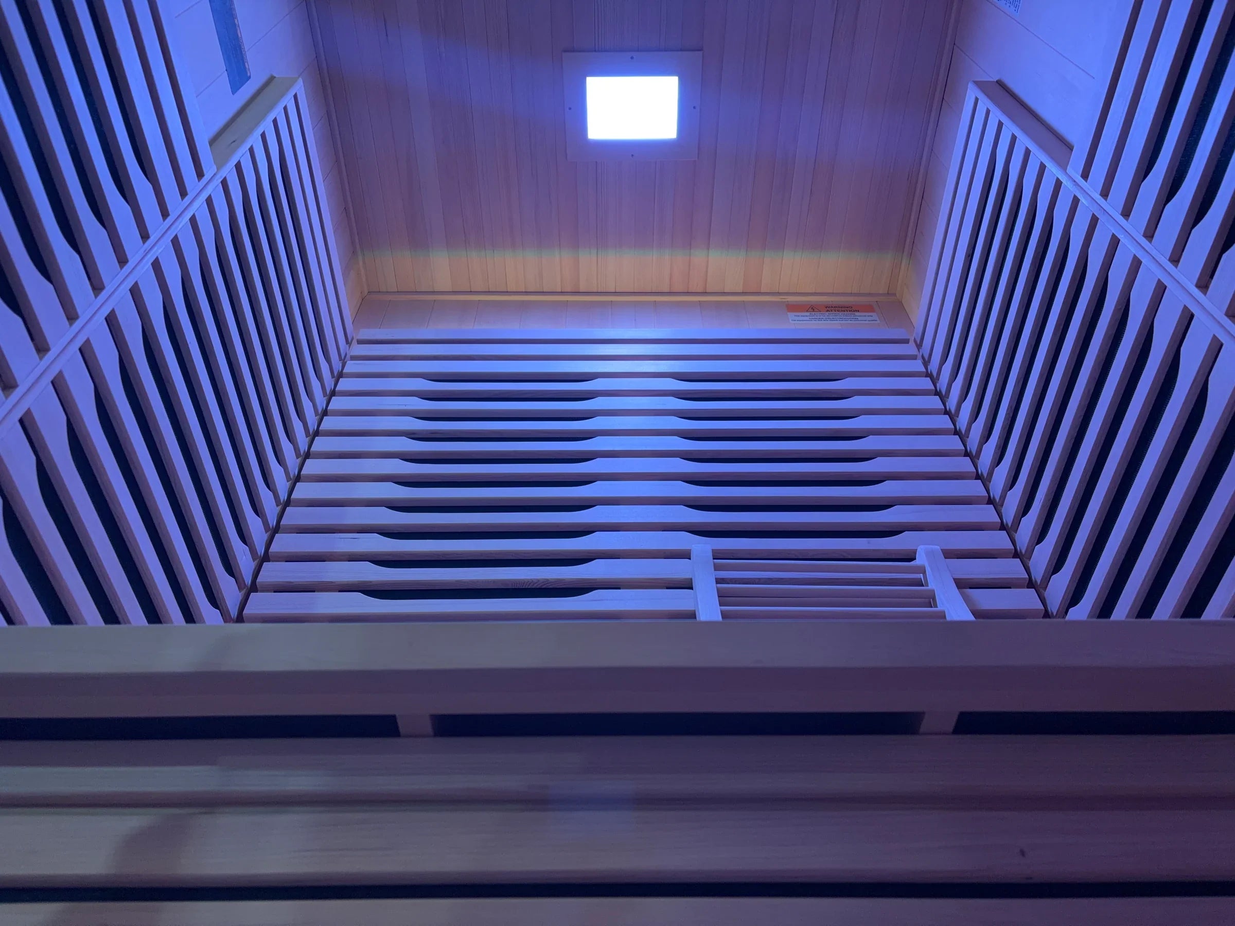 Infrared Sauna - Milano Series 2-Person (Full Spectrum + Red Light Heater)