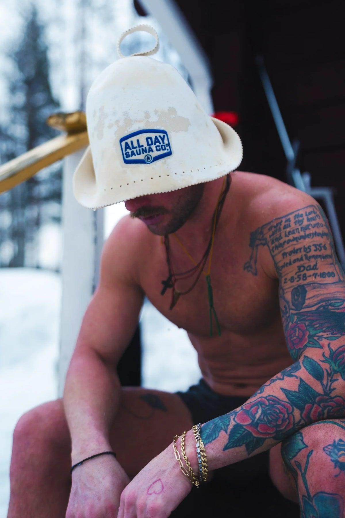 Australian Merino Wool Sauna Hat