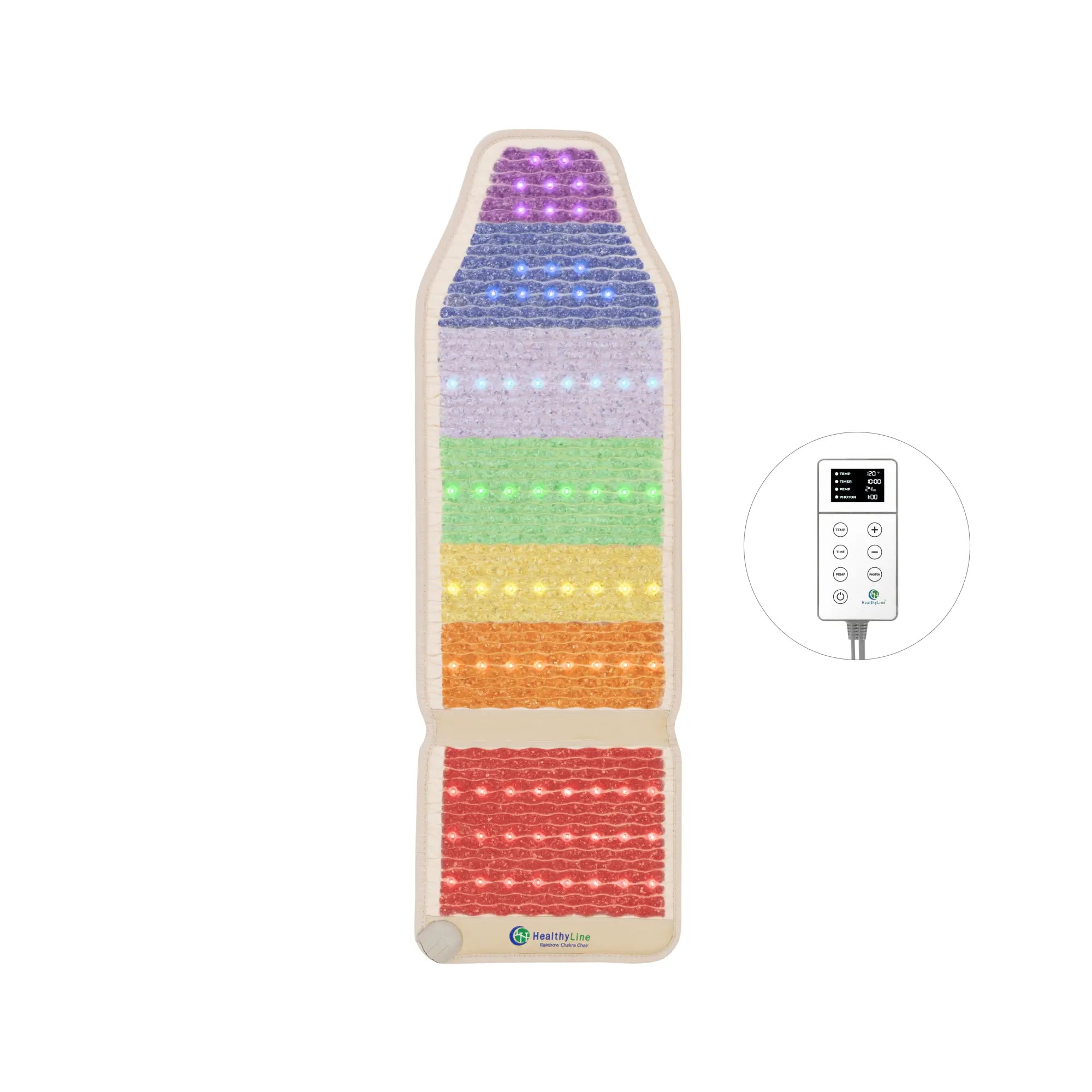 PEMF Infrared Mat - Rainbow Chakra Series (Multi-Therapy System)