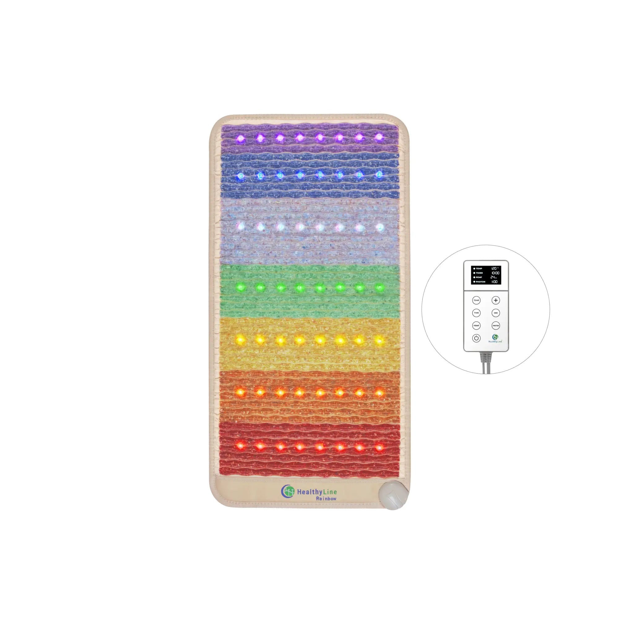 PEMF Infrared Mat - Rainbow Chakra Series (Multi-Therapy System)