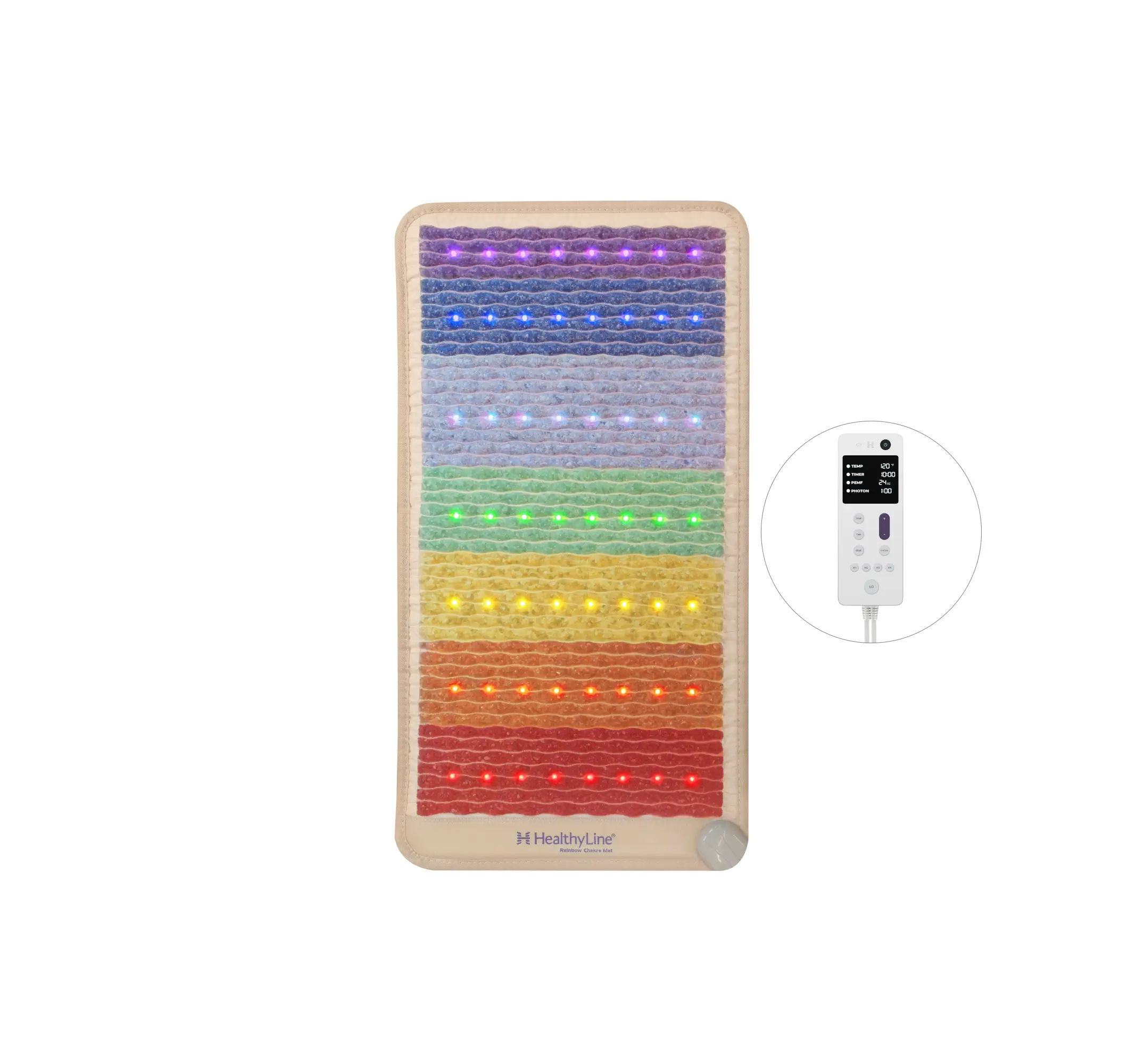PEMF Infrared Mat - Rainbow Chakra Series (Multi-Therapy System)