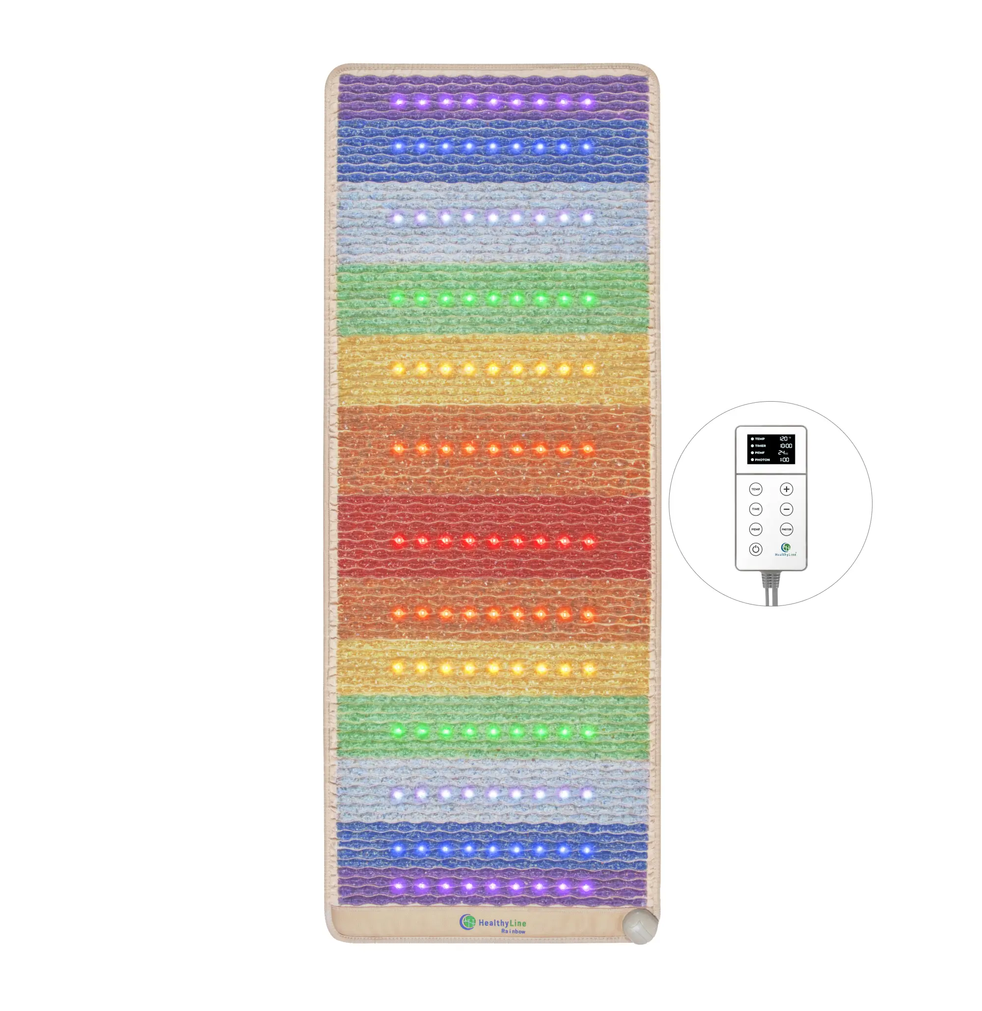 PEMF Infrared Mat - Rainbow Chakra Series (Multi-Therapy System)