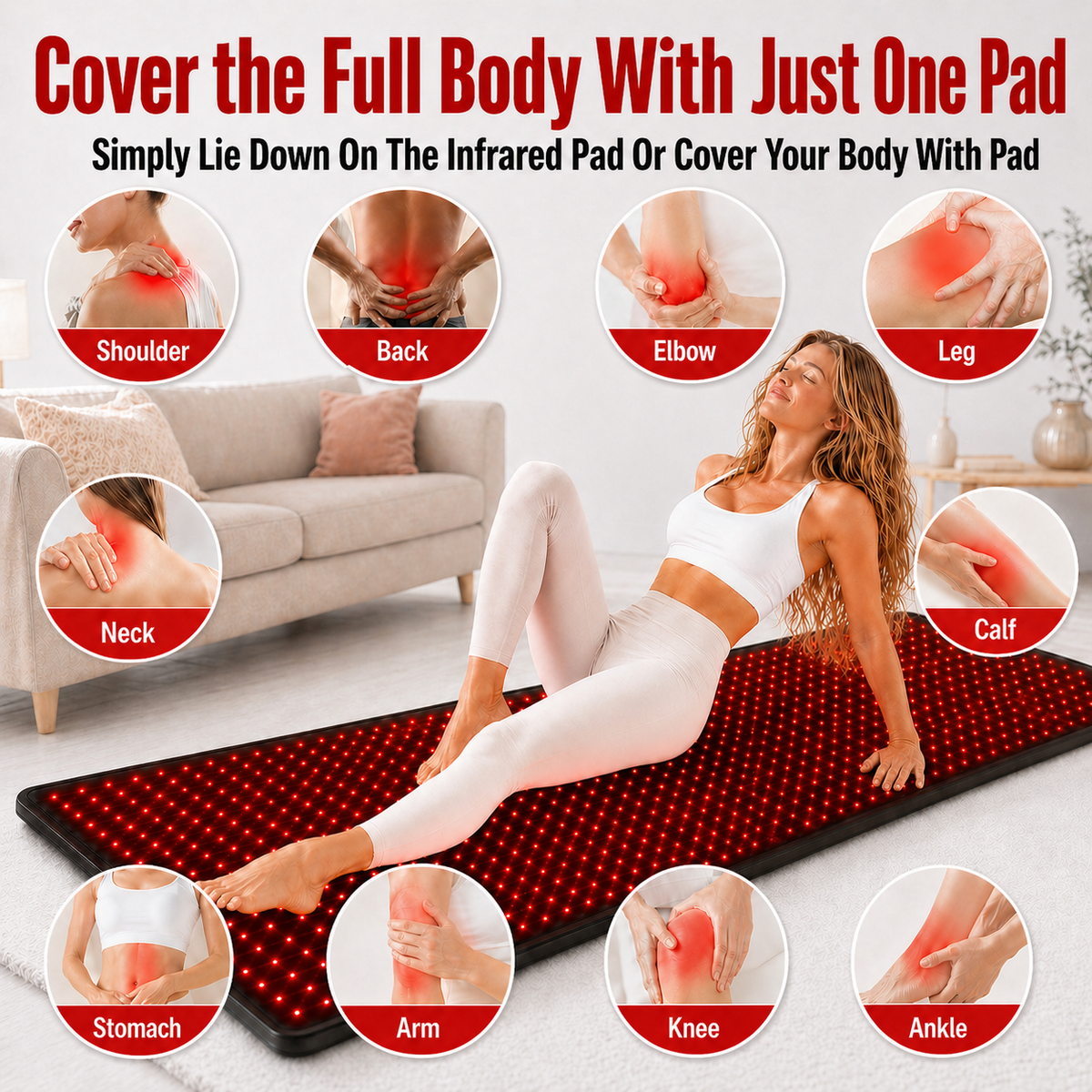 iReliev FullGlow 180 Red and Near-Infrared Light Mat