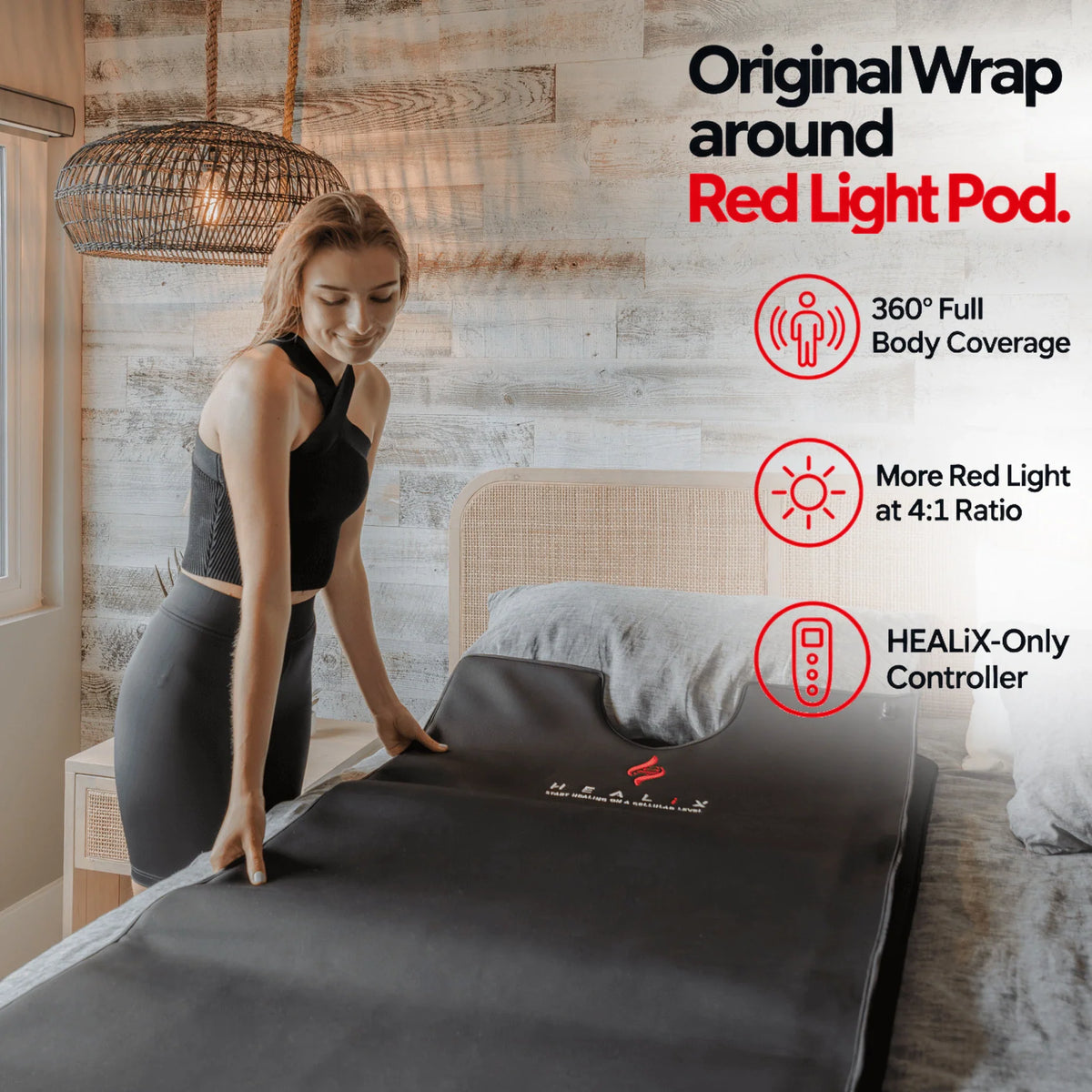 HEALiX Glow Pod – Full-Body Red & Near-Infrared Light Therapy System
