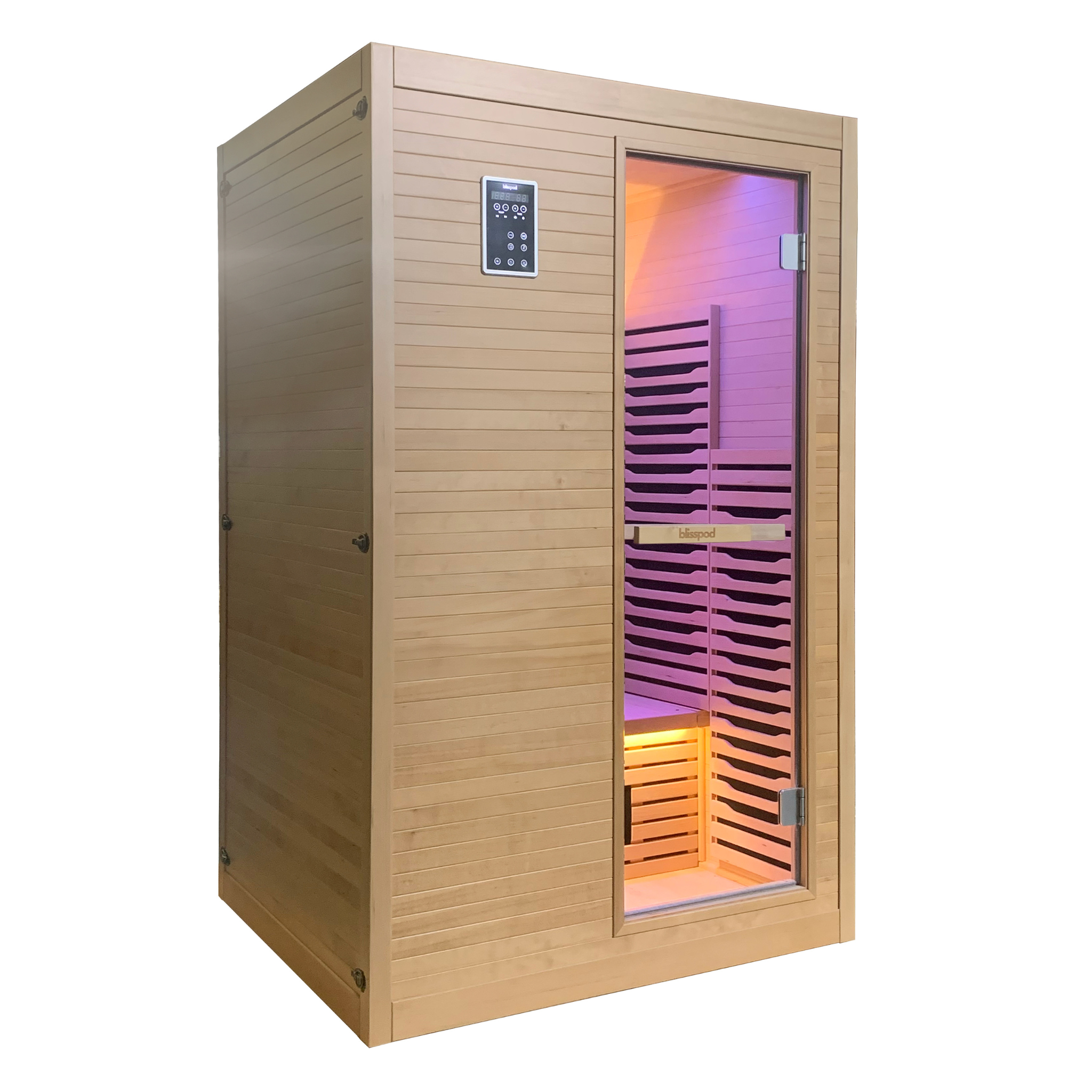 Blisspod Helsinki Deluxe Sauna — 2-Person Full Spectrum Infrared + Red Light System