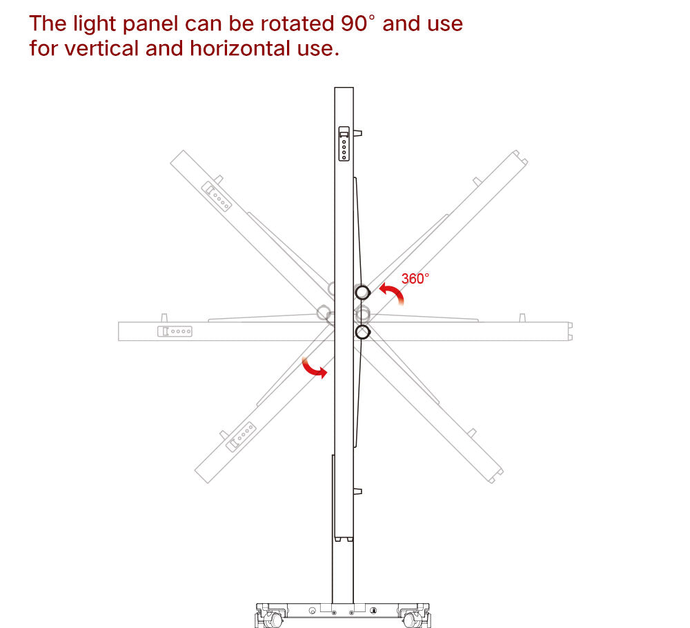 Red Nova Premium Electric Mobile Stand