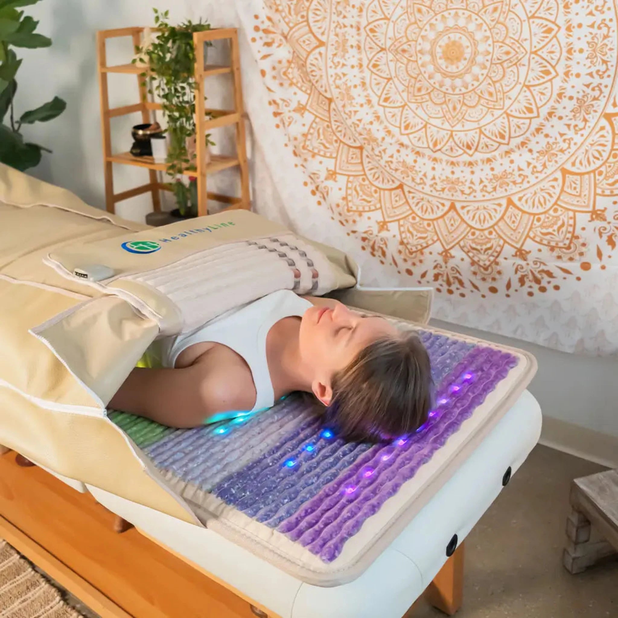 PEMF Sauna Wrap -Rainbow Chakra 360 Wrap Set