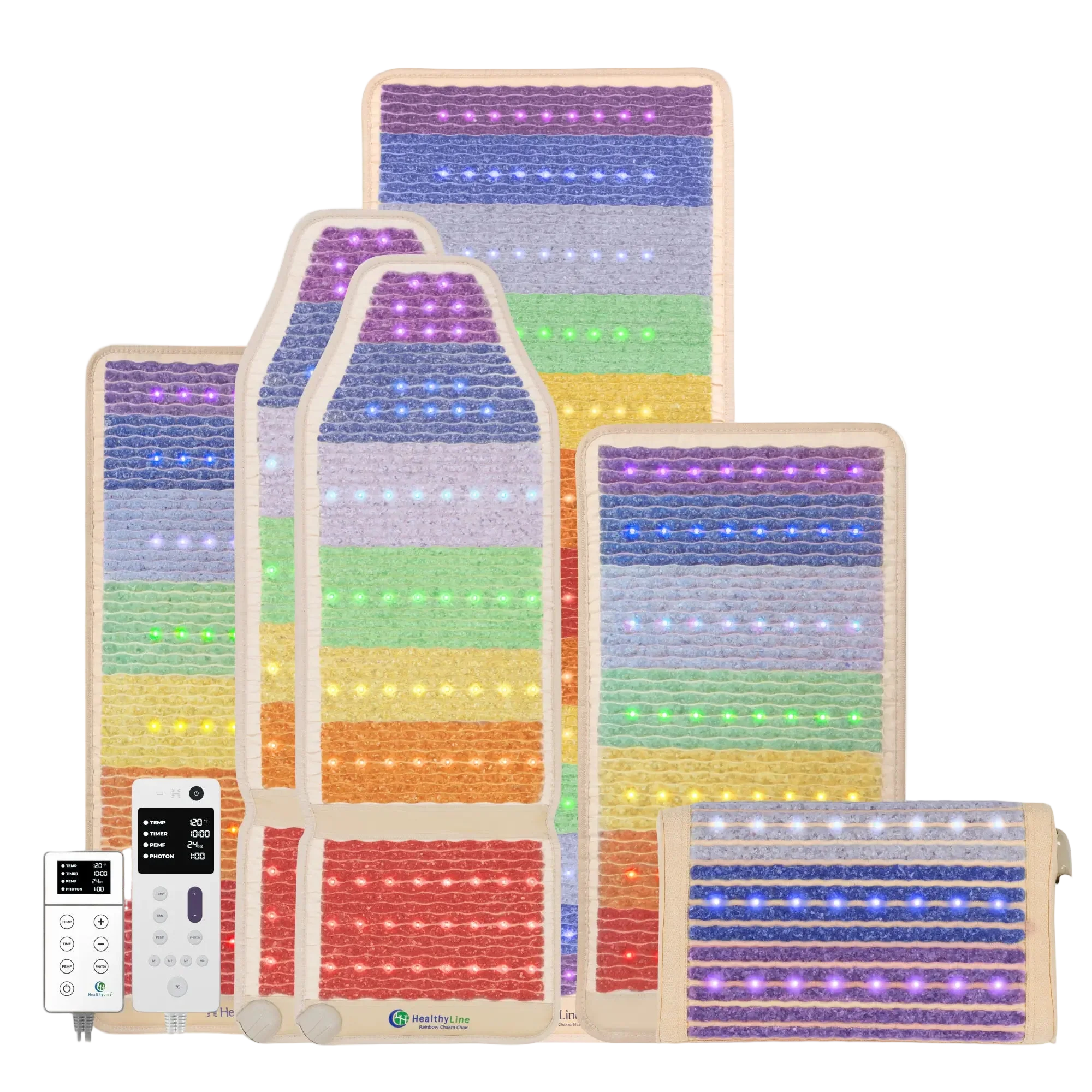 PEMF Infrared Mat - Rainbow Chakra Series (Multi-Therapy System)