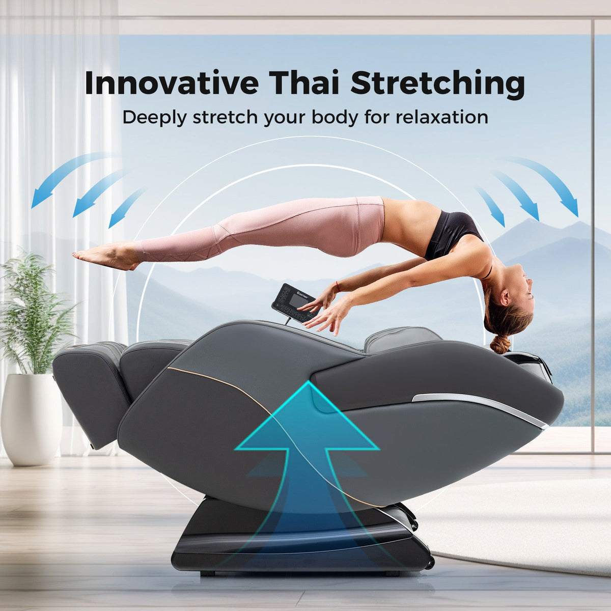 Relaxation 38 - Full Body Massage Chair with Airbags and Heater