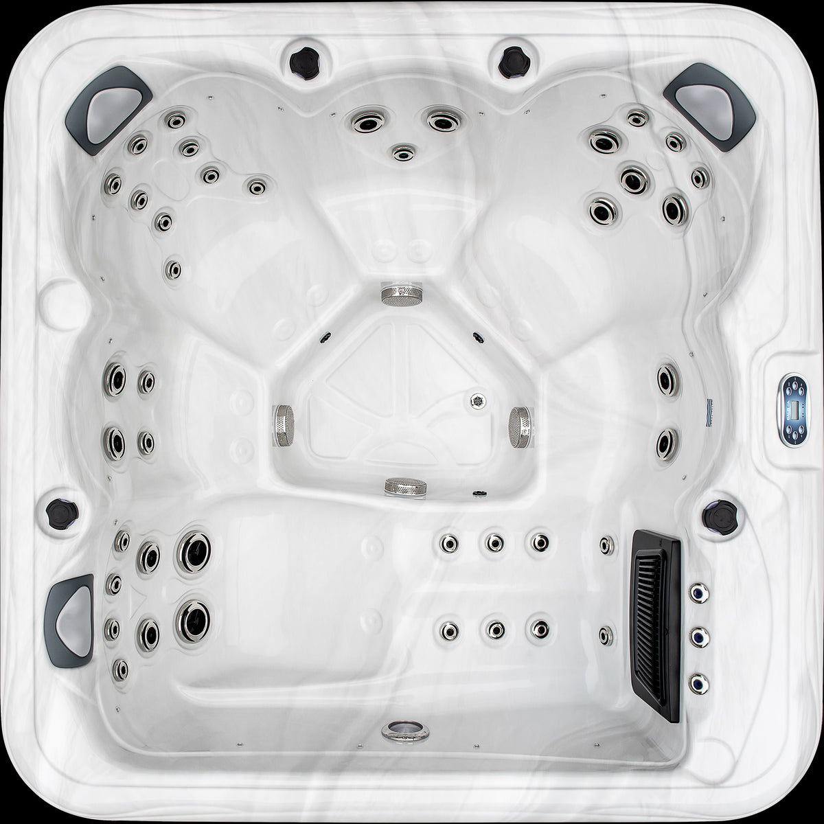 RiverSpas RENO 6-Person Hydrotherapy Spa with Lounger