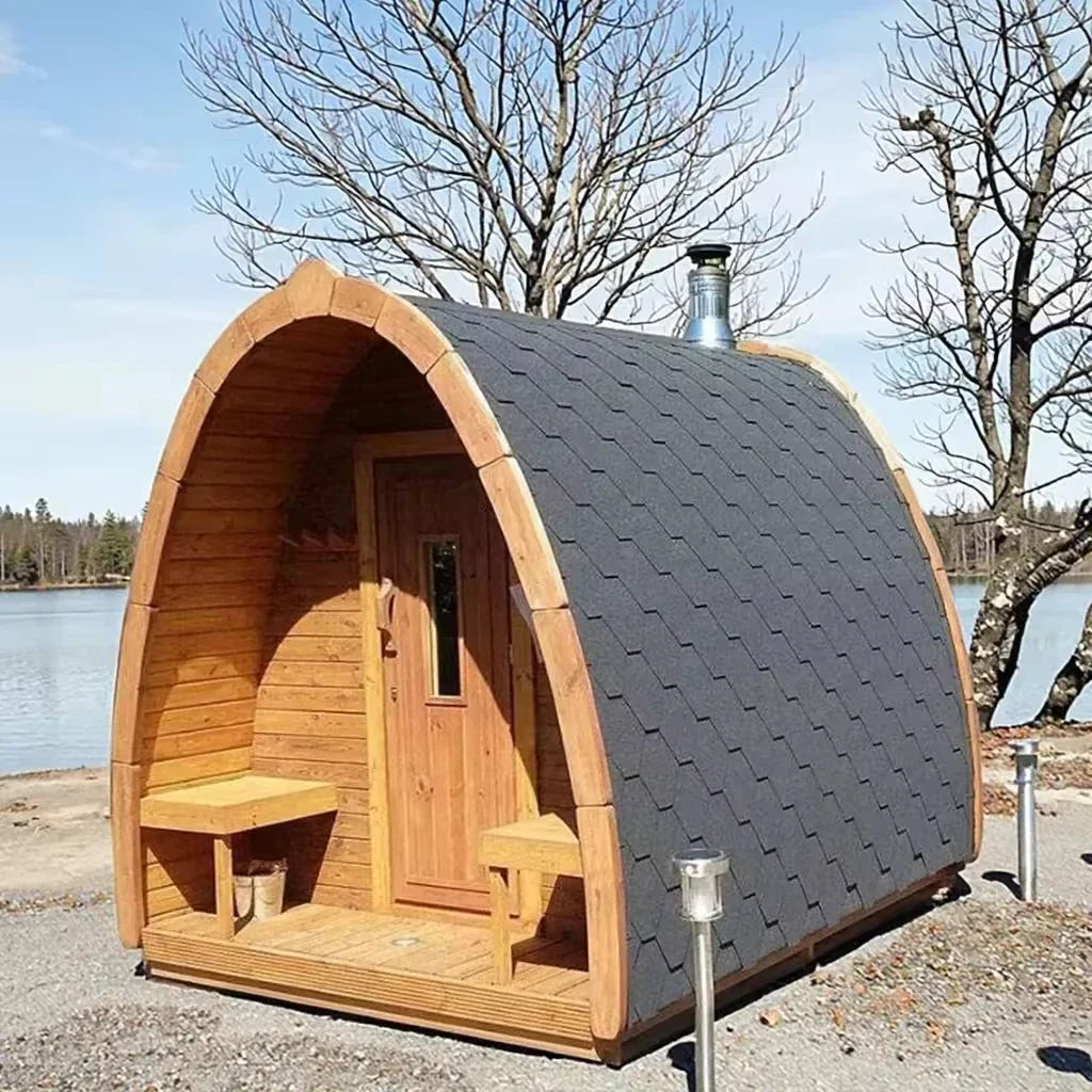 Panoramic Outdoor Sauna Rooms - Multiple Configurations Available