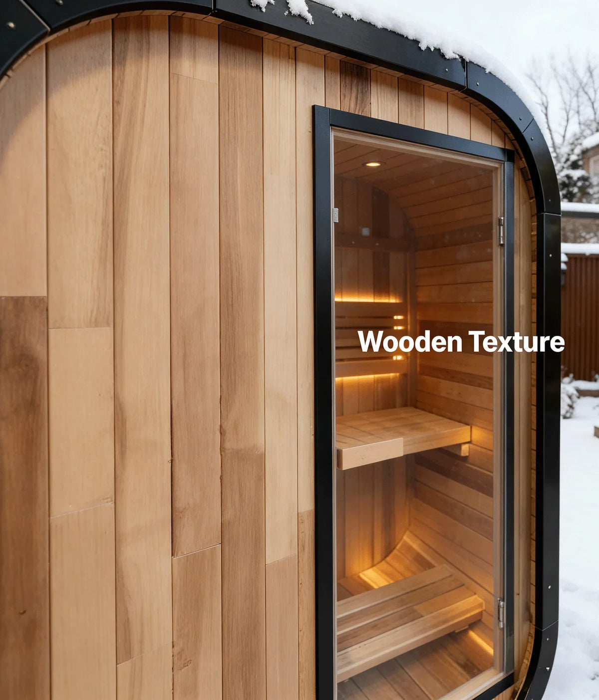 Panoramic Outdoor Sauna Rooms - Multiple Configurations Available
