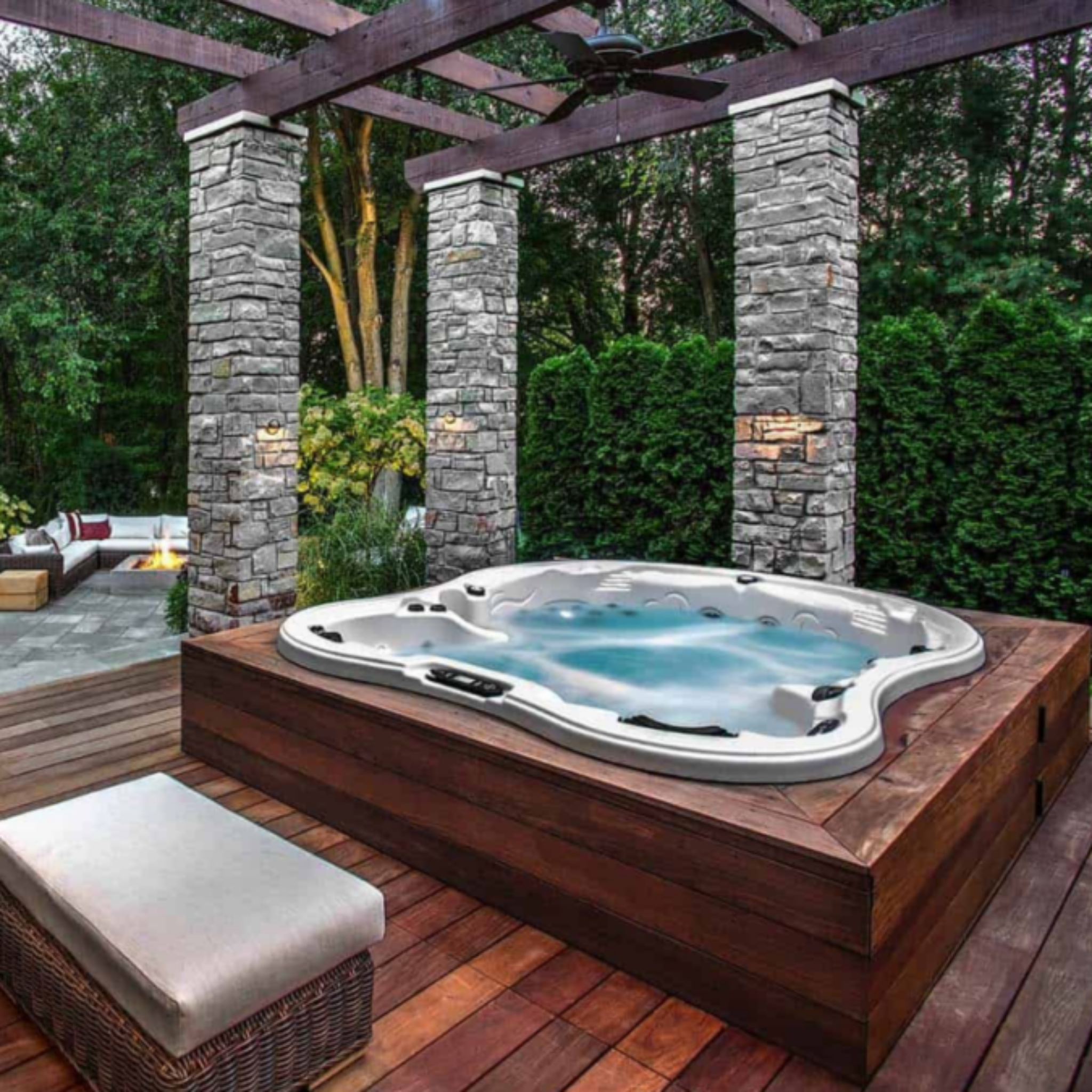 Hot Recovery Tub - Monarch Series (5-Person Hydrotherapy System)