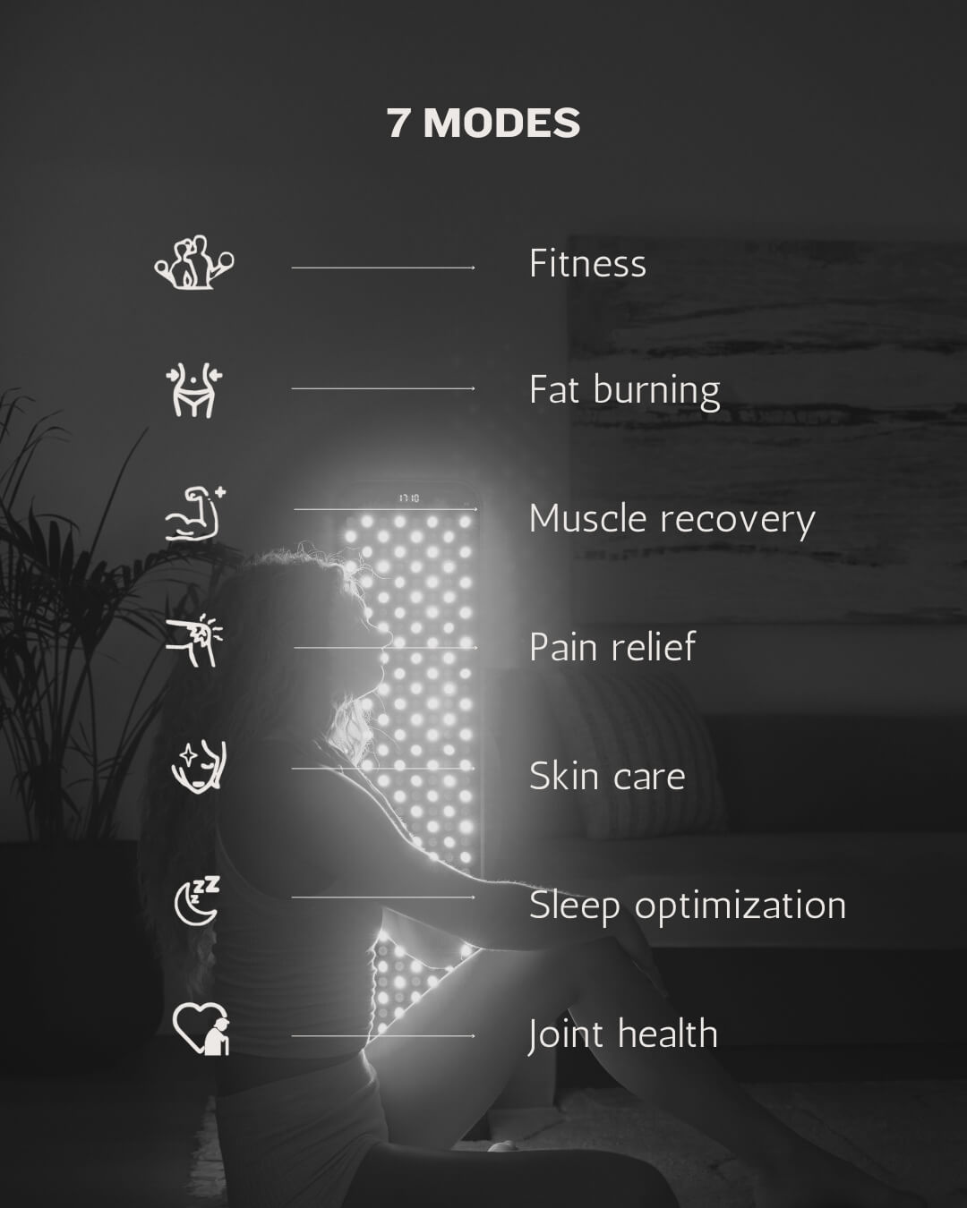 Full-Body Red Light Therapy Panel — High Output, Multi-Zone Coverage