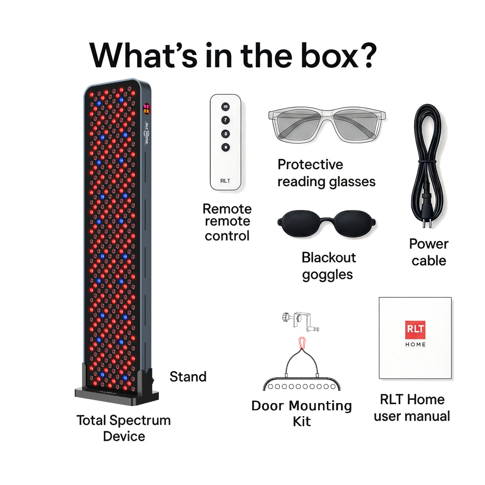 Red Light Therapy Panel -Total Spectrum MAX (7 Wavelength Full-Body System)