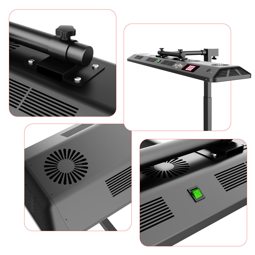Red Light Therapy Panel -Total Spectrum ULTRA (Full Body System + Electric Stand)