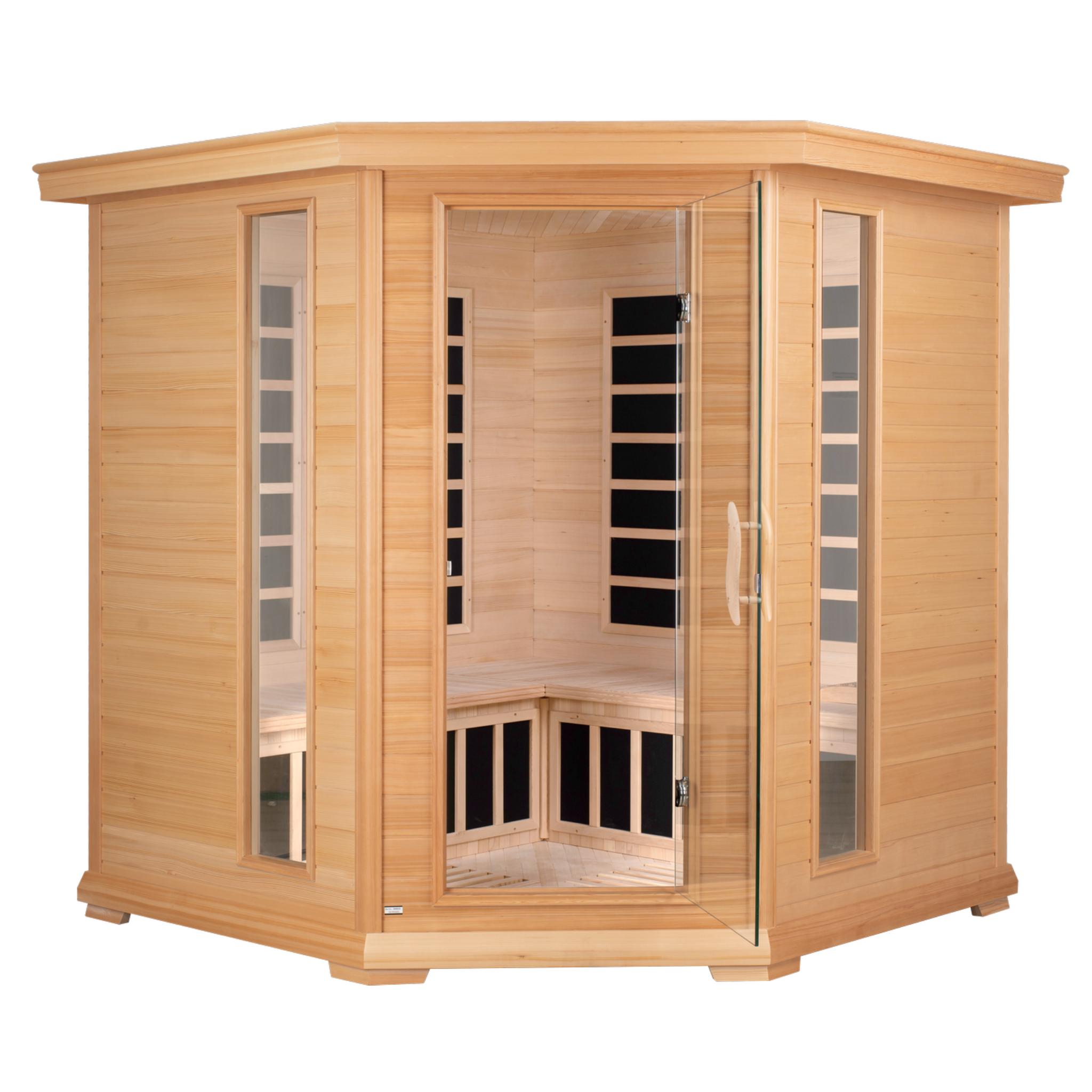 Infrared Sauna — Vienna Series 4–5 Person (Corner Design + Full-Spectrum Heat)