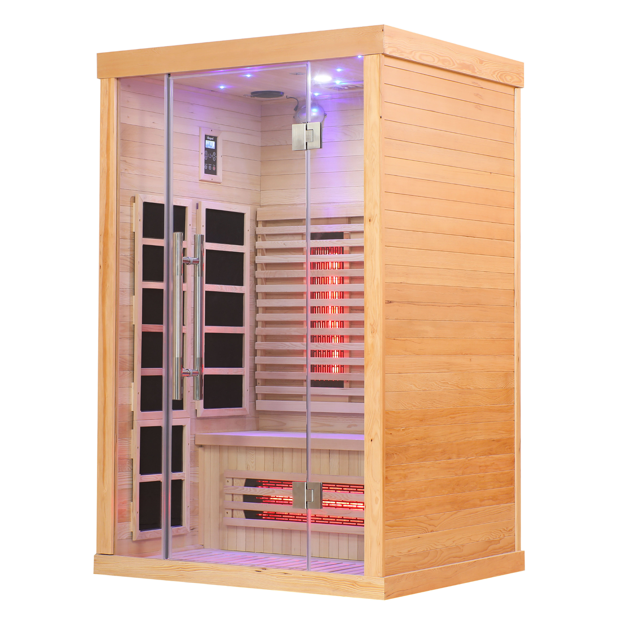 Blisspod Venetian Series Infrared Sauna — Full Spectrum 2-Person System (Low EMF)