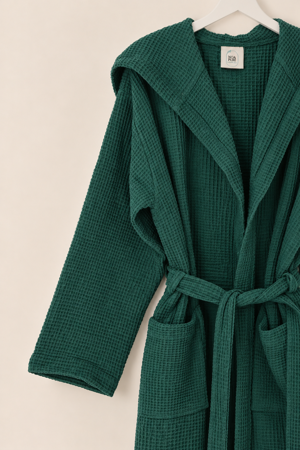 Waffle Green Bathrobe