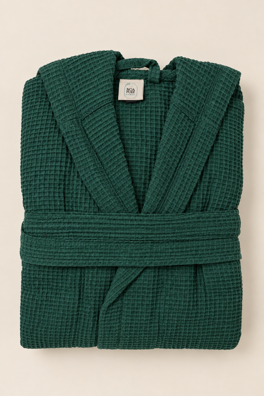 Waffle Green Bathrobe
