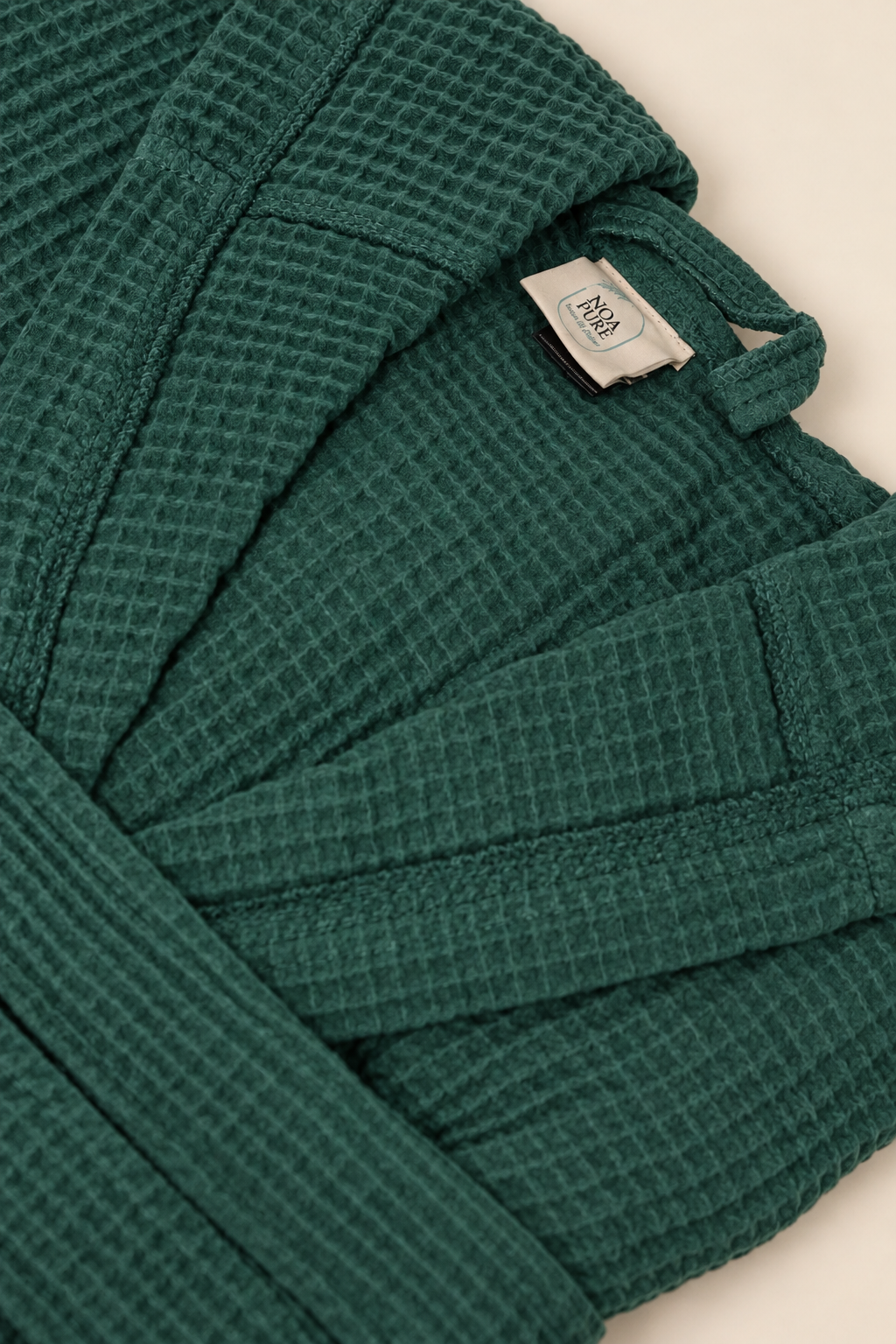 Waffle Green Bathrobe