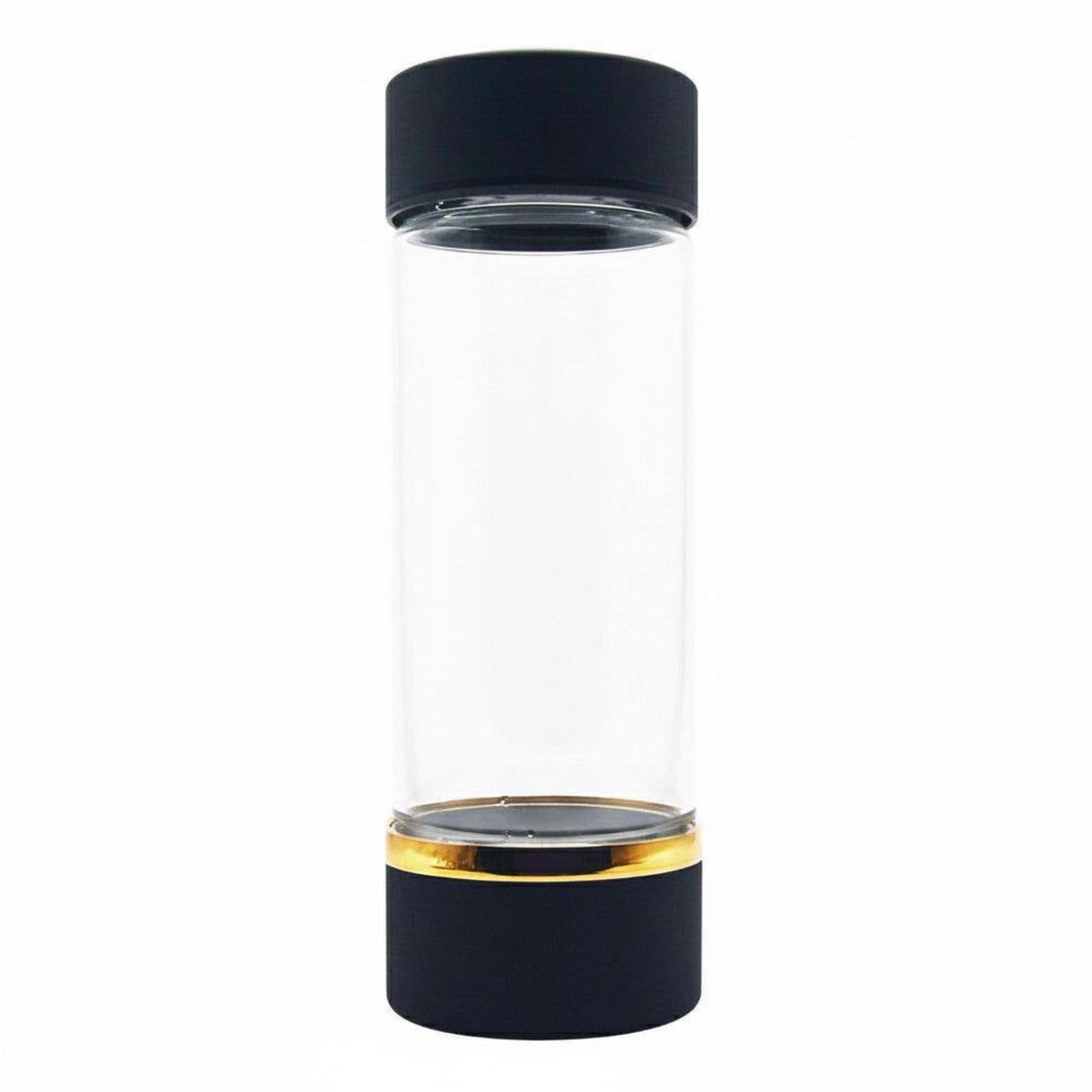 14 Oz Hydrogen Glass Water Bottle SPE PEM Tech 14OZ USB-C Rechargeable Generator High Content Alkaline for Travel Office