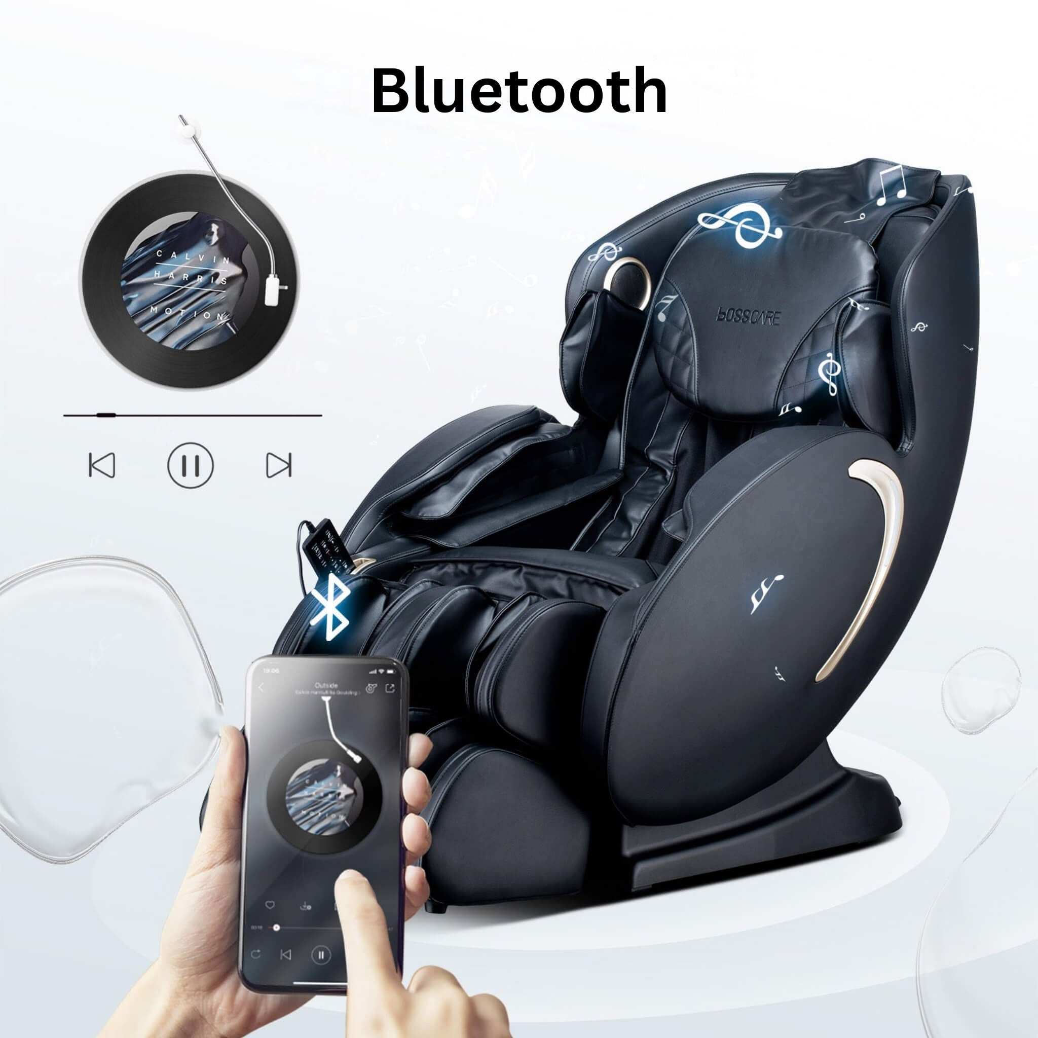Bosscare 3D Zero-Gravity Massage Chair With App Control