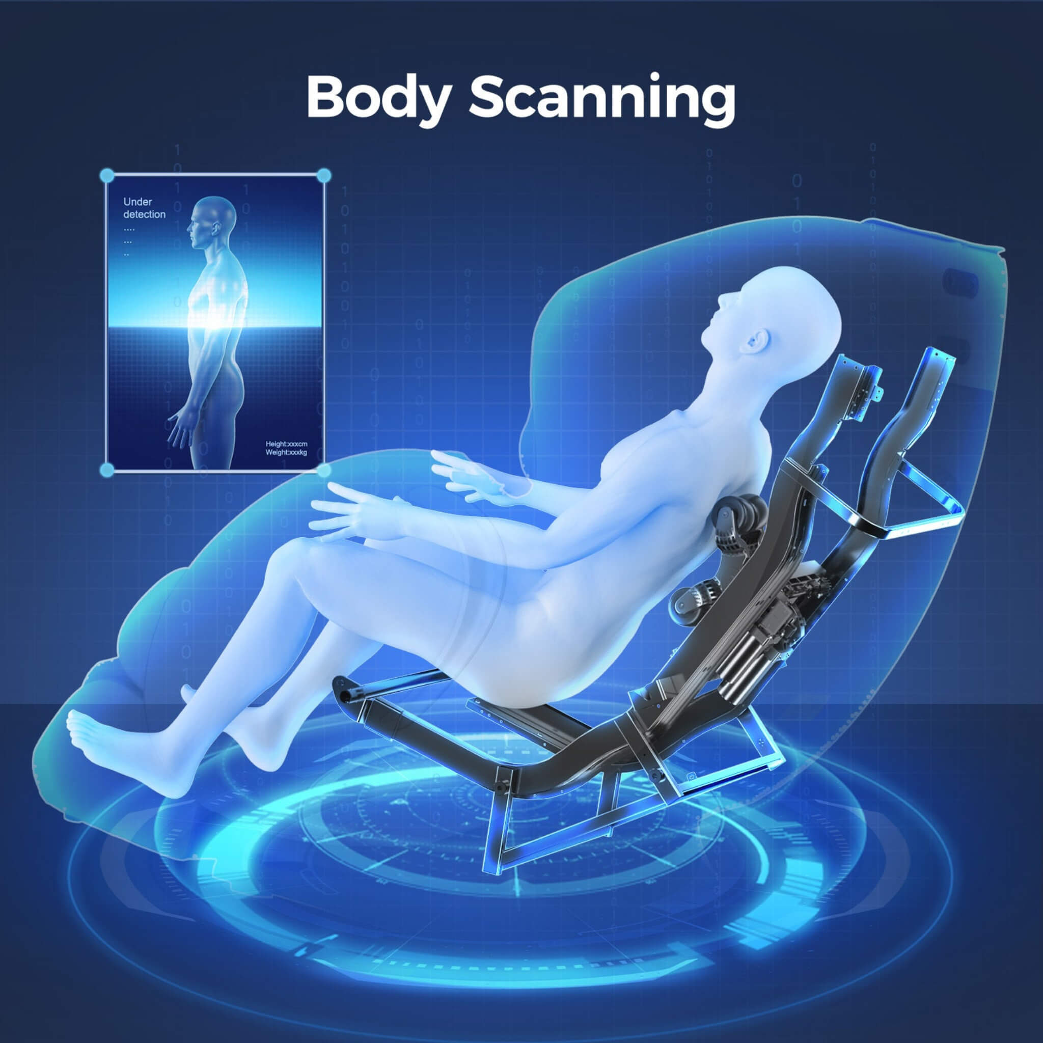 Bosscare 3D Zero-Gravity Massage Chair With App Control