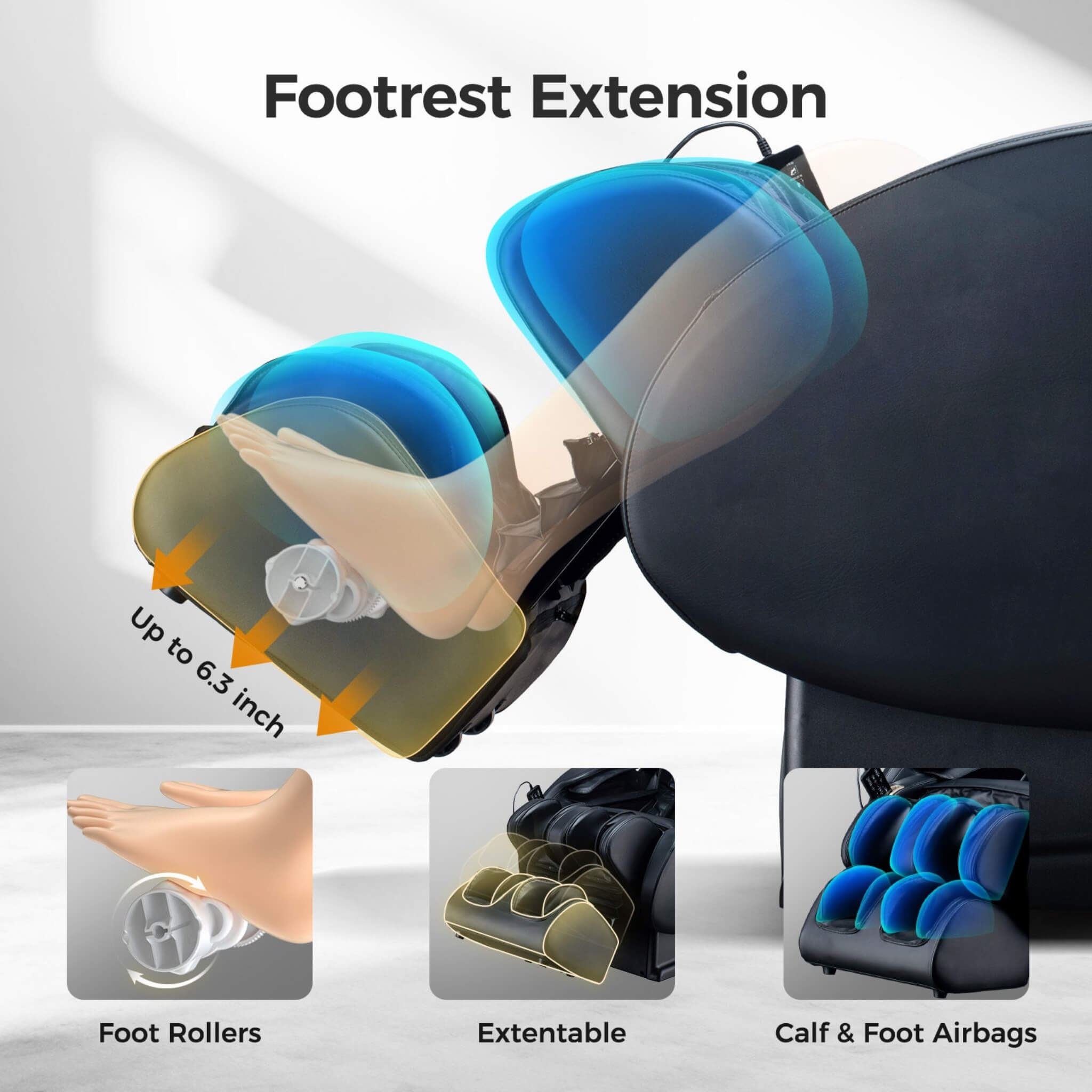 Bosscare 3D Zero-Gravity Massage Chair With App Control