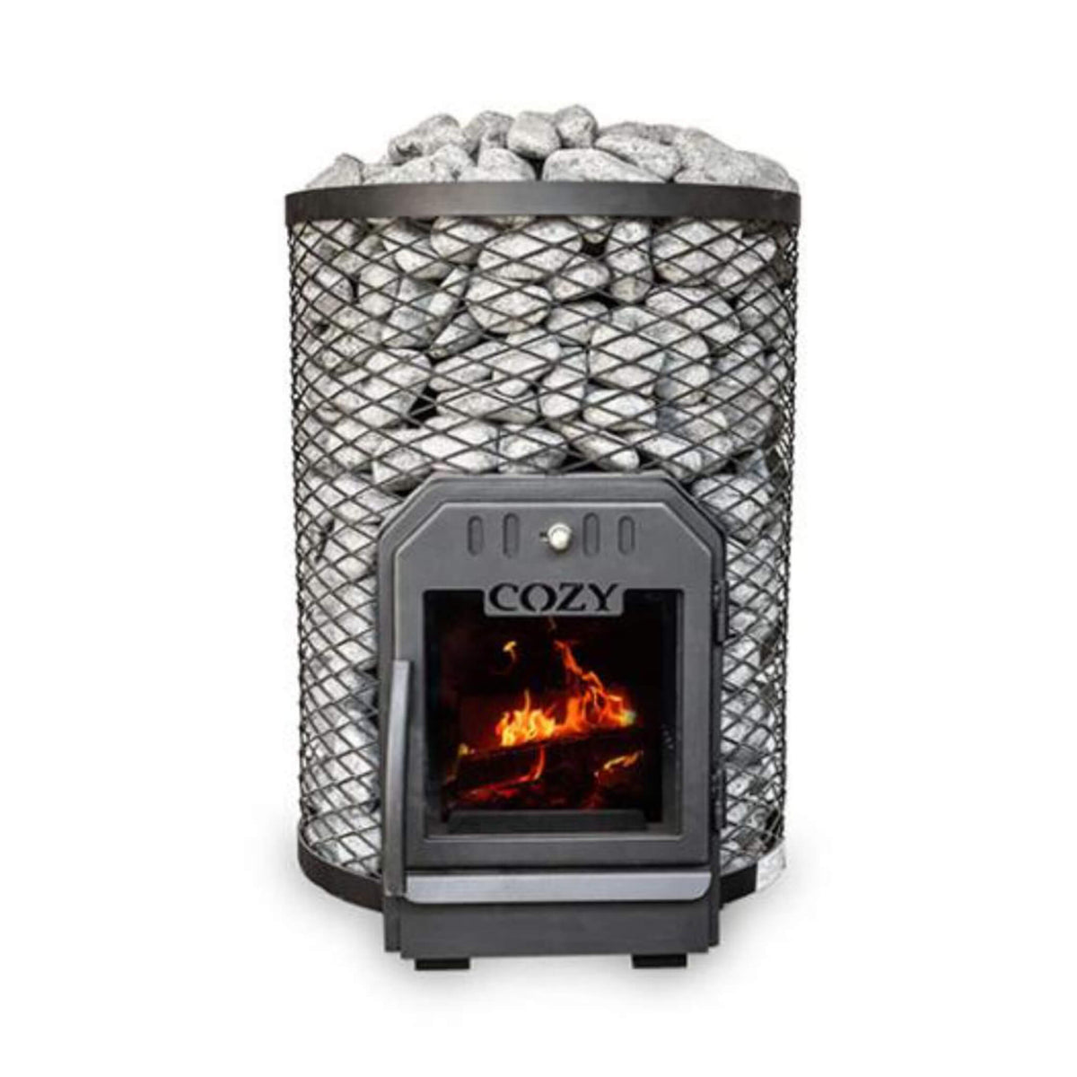 Cozy Heat O Thru-Wall – Wood-Burning Sauna Stove | 12 kW & 18 kW